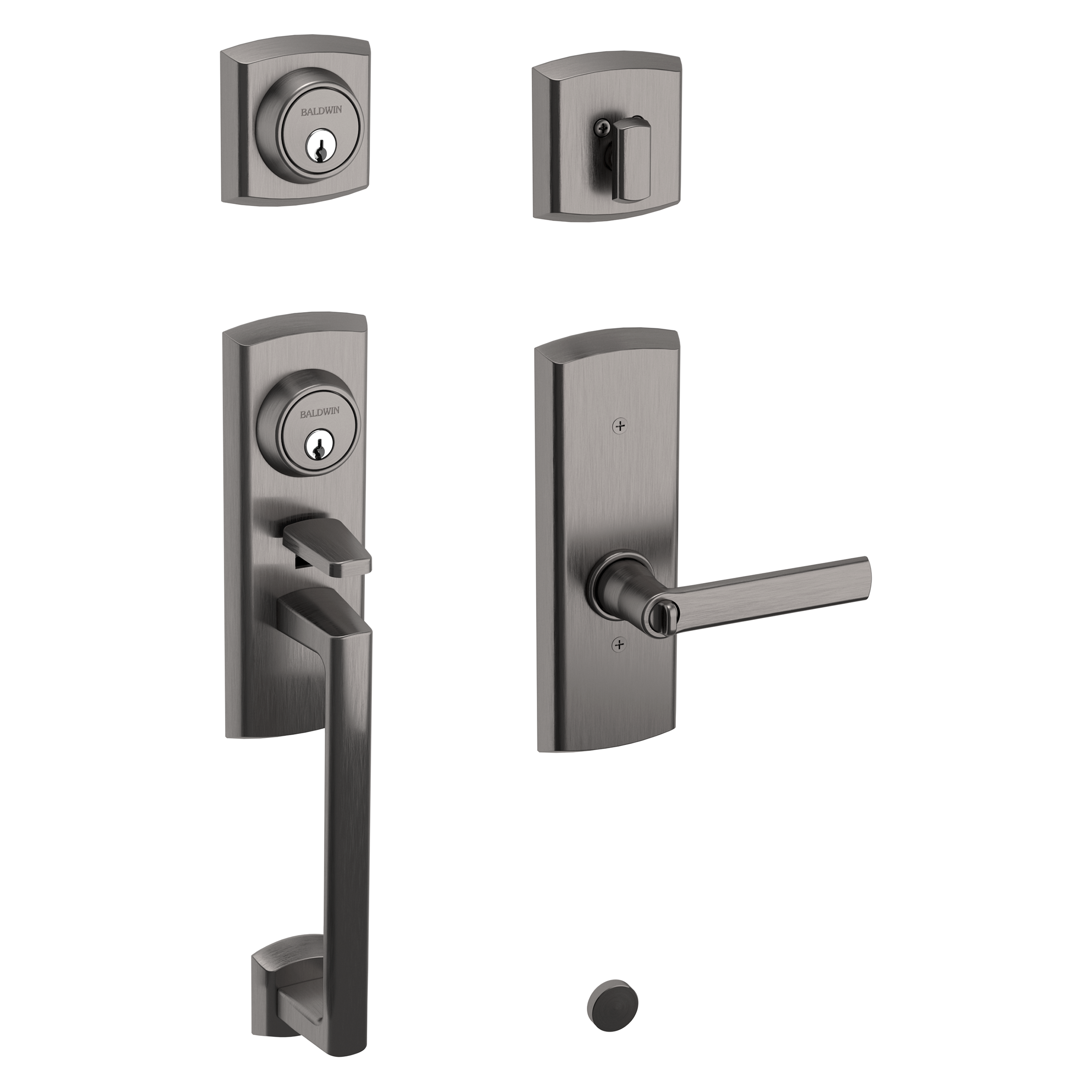Baldwin Soho 2-Point Handleset with Soho Lever