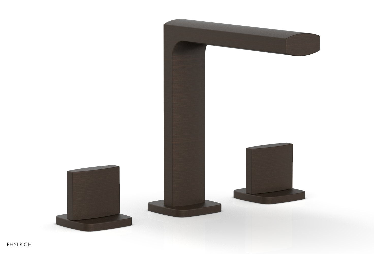 1-1/8" - Antique Bronze - RADI Widespread Faucet - Blade Handle High Spout 181-01 by Phylrich - New York Hardware