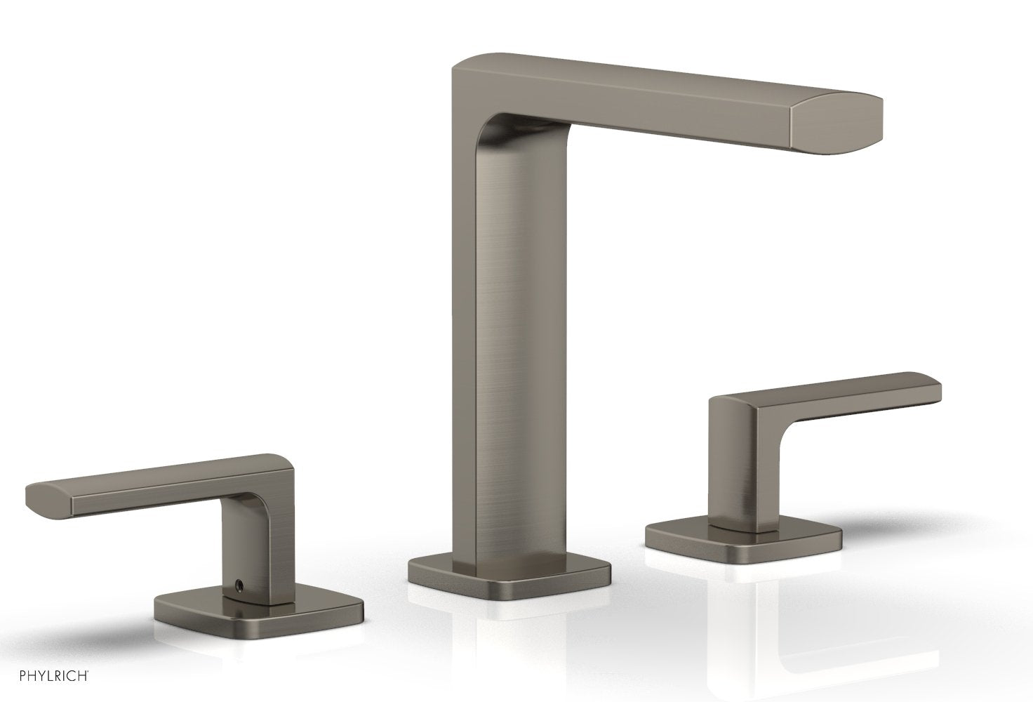 1-1/8" - Pewter - RADI Widespread Faucet Lever Handles High Spout 181-02 by Phylrich - New York Hardware