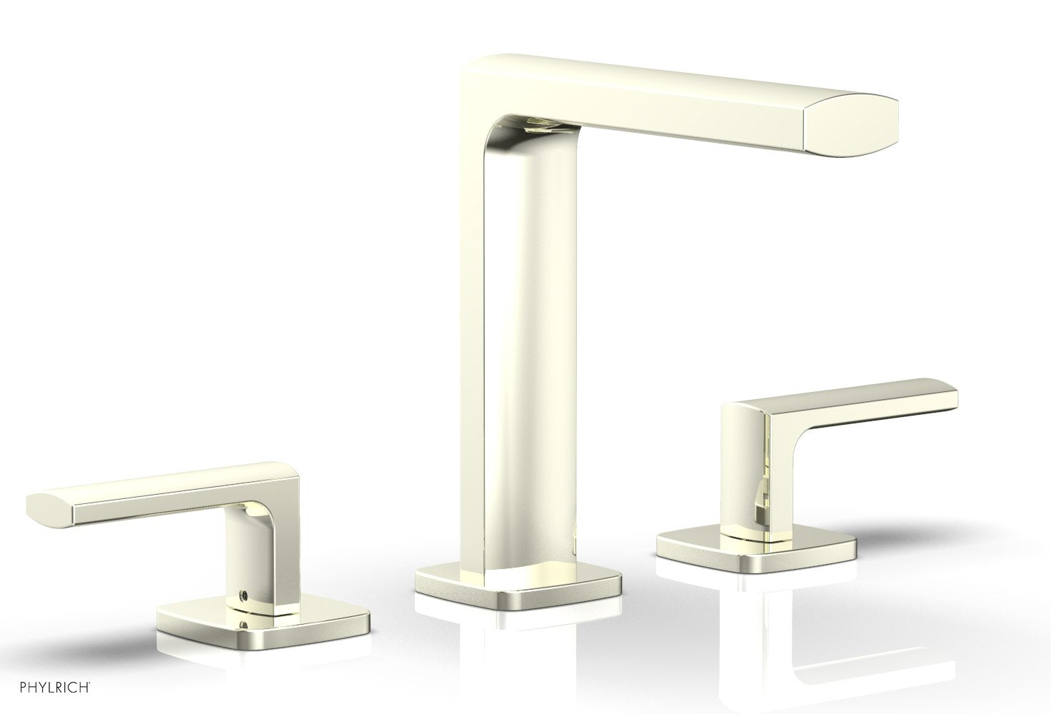 1-1/8" - Burnished Nickel - RADI Widespread Faucet Lever Handles High Spout 181-02 by Phylrich - New York Hardware