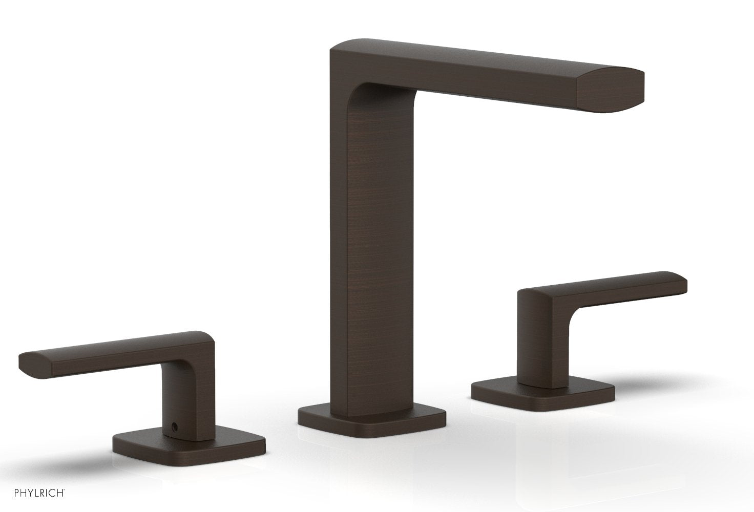 1-1/8" - Antique Bronze - RADI Widespread Faucet Lever Handles High Spout 181-02 by Phylrich - New York Hardware