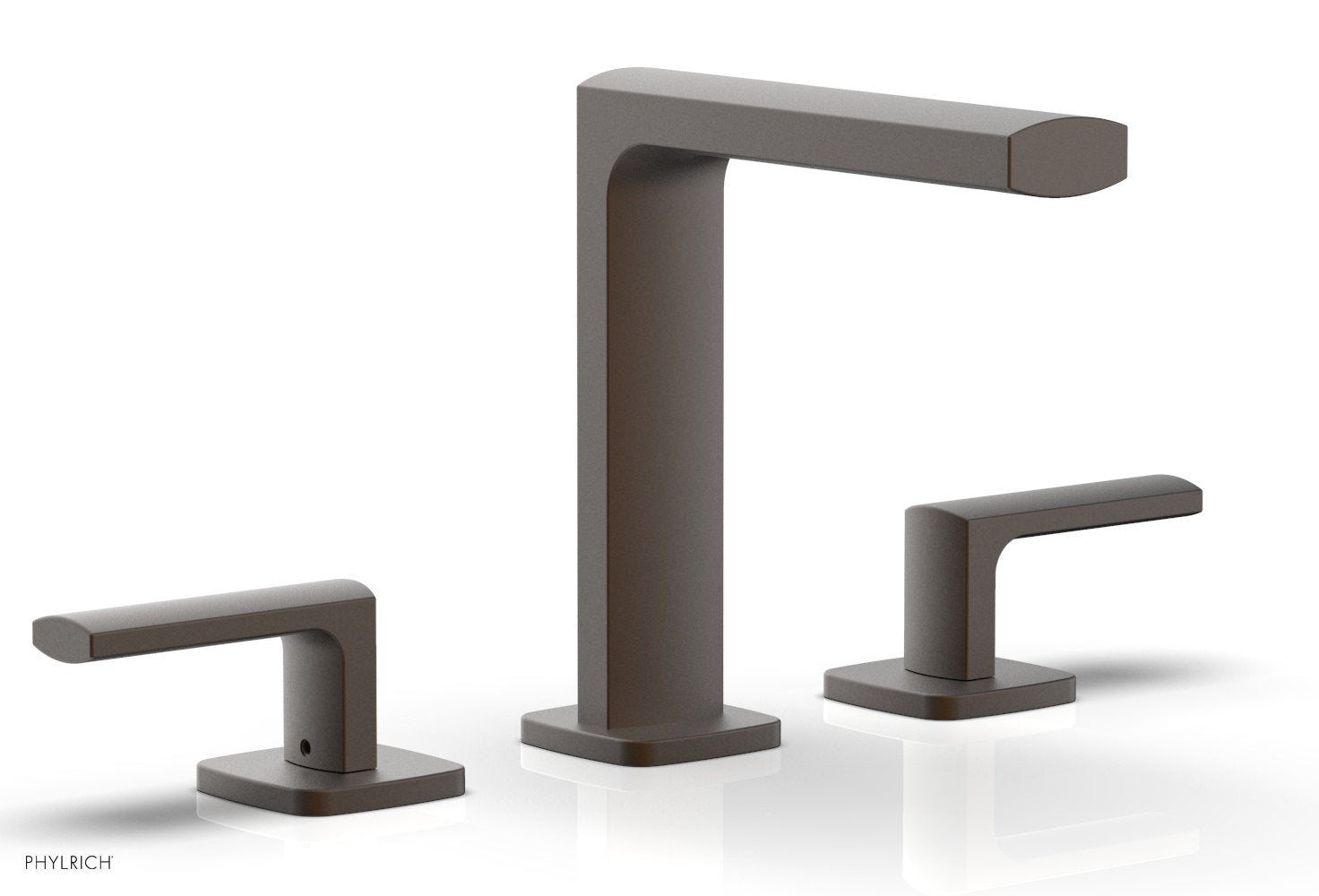 1-1/8" - Oil Rubbed Bronze - RADI Widespread Faucet Lever Handles High Spout 181-02 by Phylrich - New York Hardware