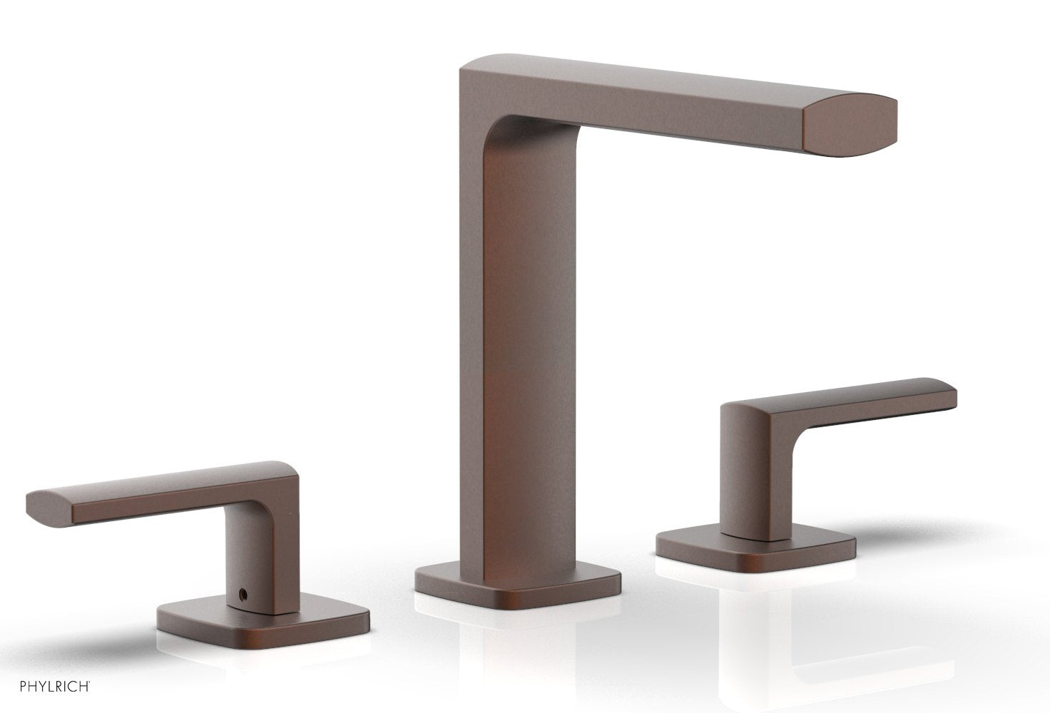 1-1/8" - Weathered Copper - RADI Widespread Faucet Lever Handles High Spout 181-02 by Phylrich - New York Hardware