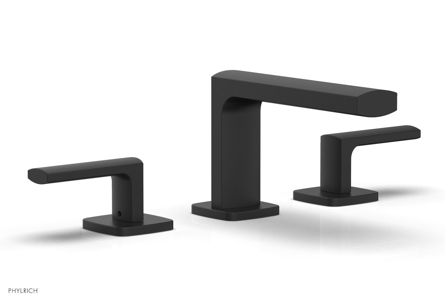 1-1/8" - Polished Brass - RADI Widespread Faucet - Lever Handles Low Spout 181-05 by Phylrich - New York Hardware