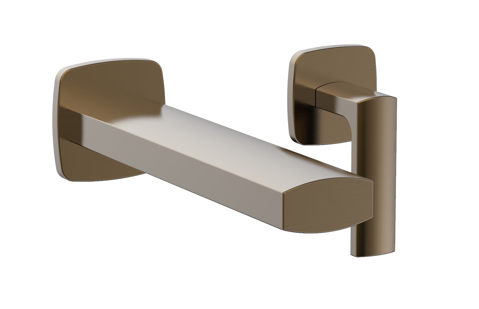 1-1/8" - Antique Brass - RADI Single Handle Wall Lavatory Set - Lever Handles 181-16 by Phylrich - New York Hardware