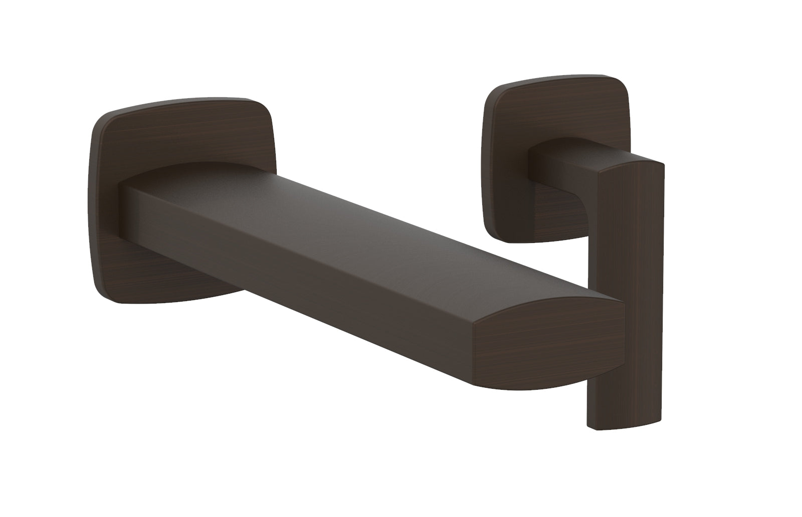 1-1/8" - Antique Bronze - RADI Single Handle Wall Lavatory Set - Lever Handles 181-16 by Phylrich - New York Hardware