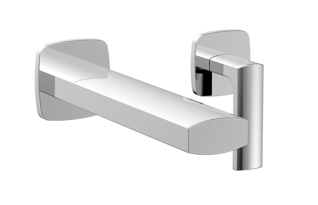 1-1/8" - Polished Chrome - RADI Single Handle Wall Lavatory Set - Lever Handles 181-16 by Phylrich - New York Hardware