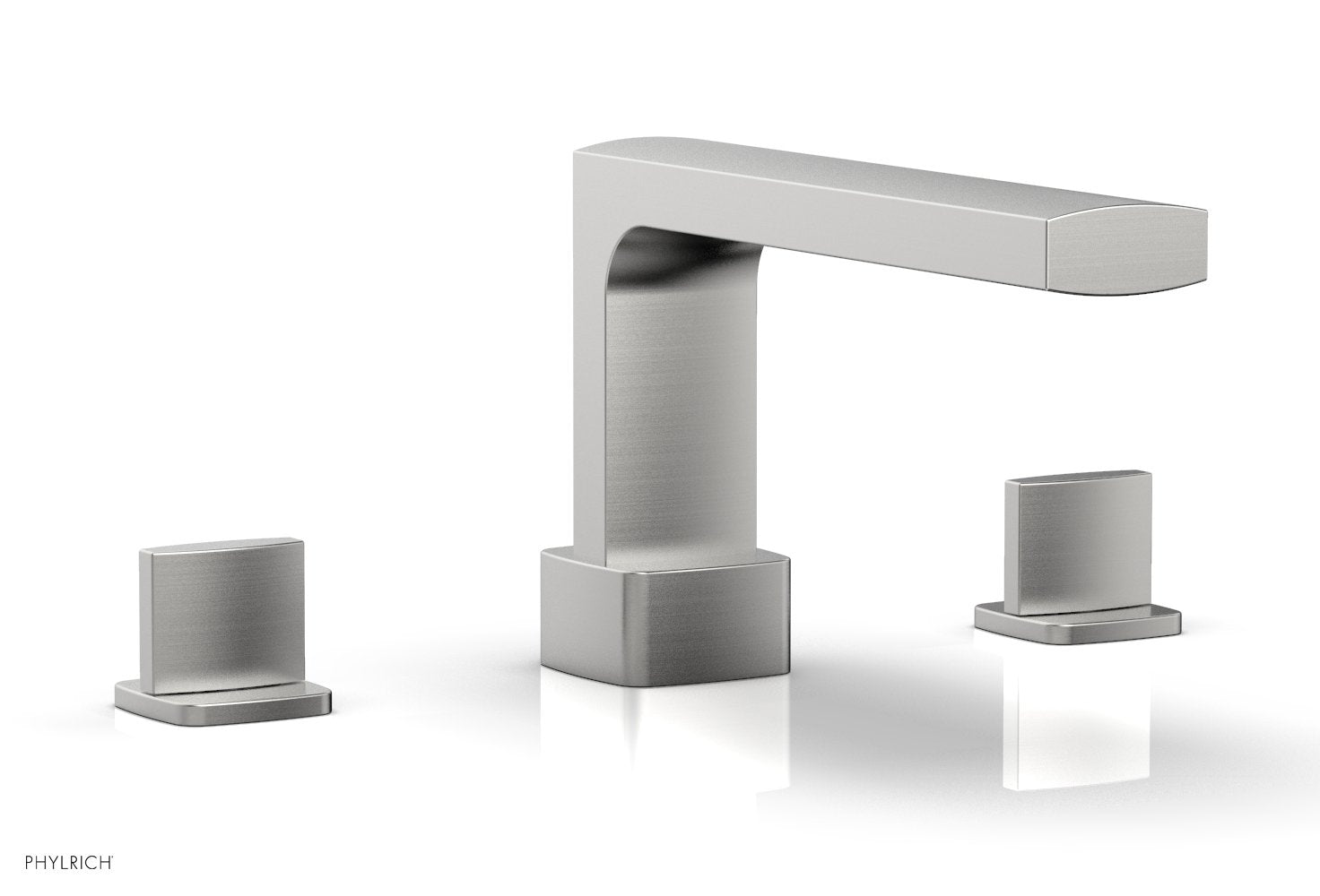 6-3/8" - Pewter - RADI Deck Tub Set - Blade Handles 181-40 by Phylrich - New York Hardware