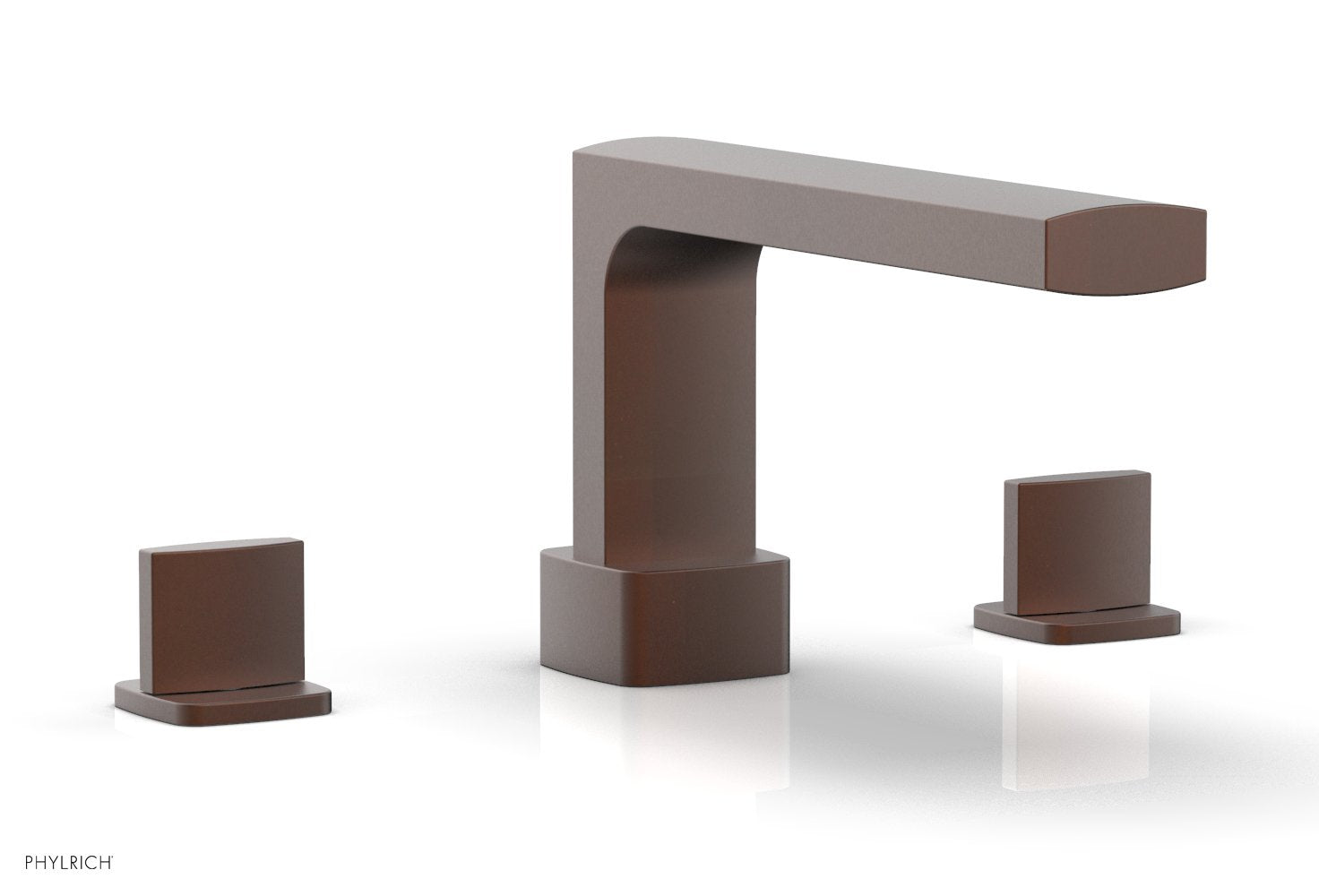 6-3/8" - Polished Chrome - RADI Deck Tub Set - Blade Handles 181-40 by Phylrich - New York Hardware