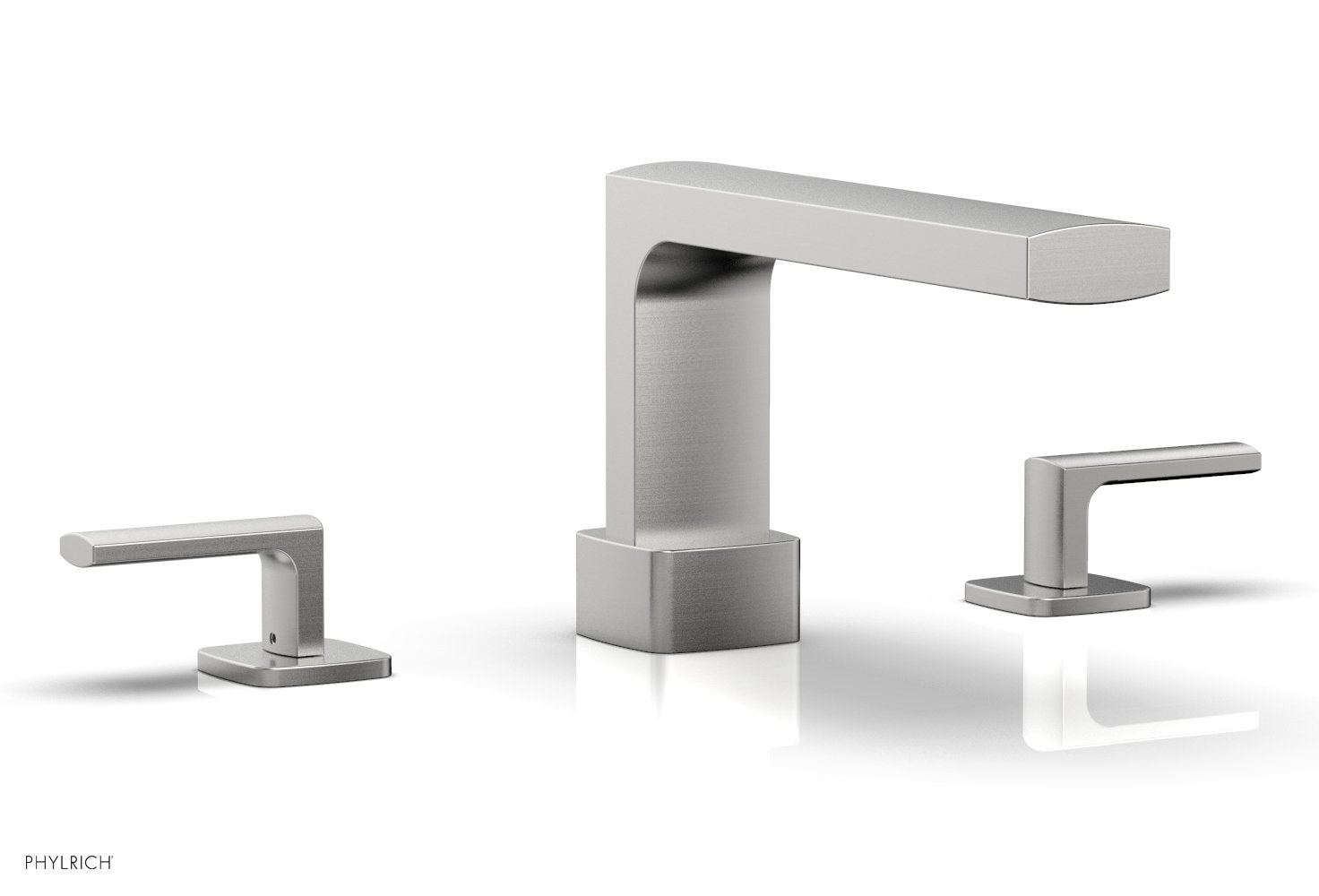 6-3/8" - Pewter - RADI Deck Tub Set - Lever Handles 181-41 by Phylrich - New York Hardware