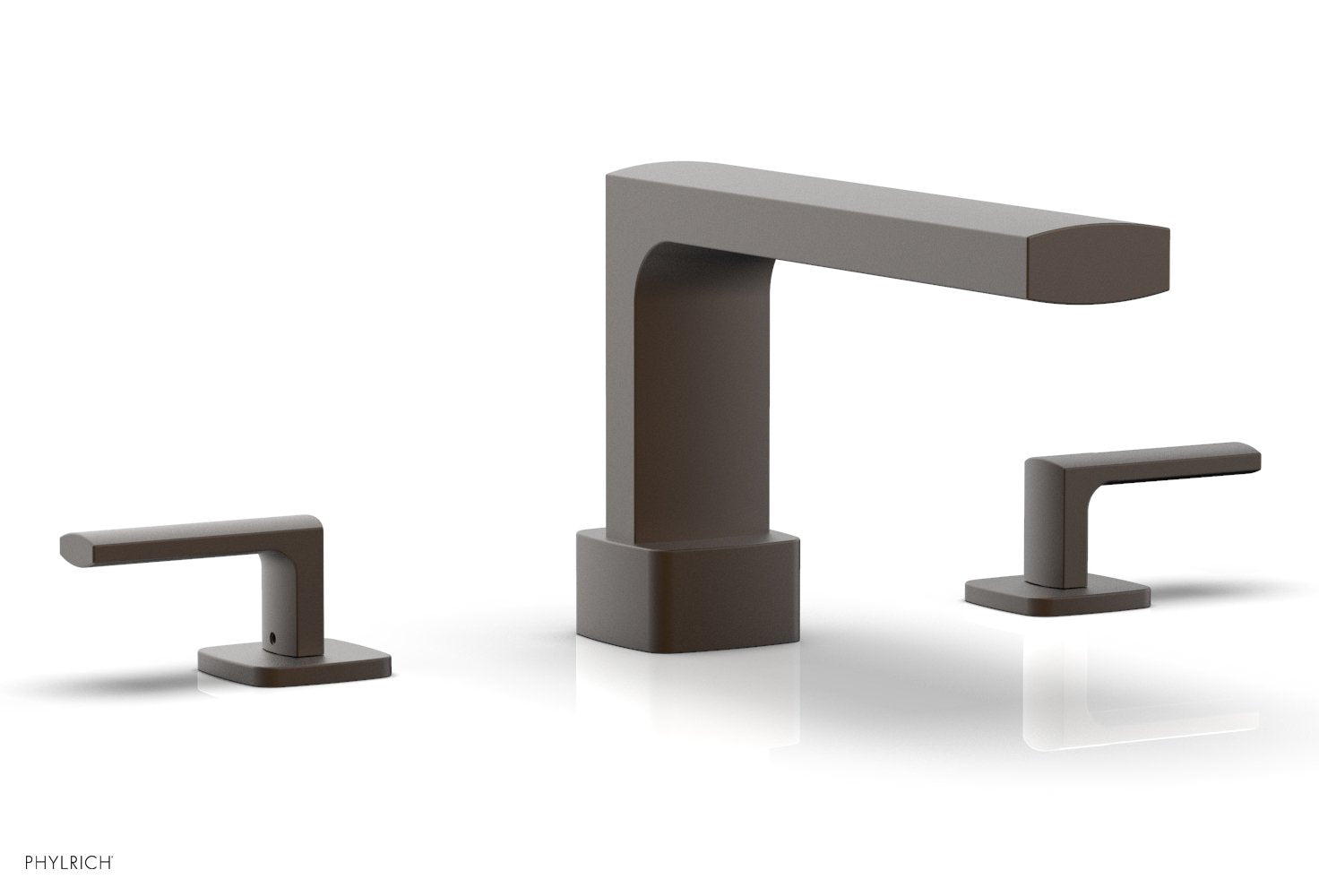 6-3/8" - Polished Chrome - RADI Deck Tub Set - Lever Handles 181-41 by Phylrich - New York Hardware