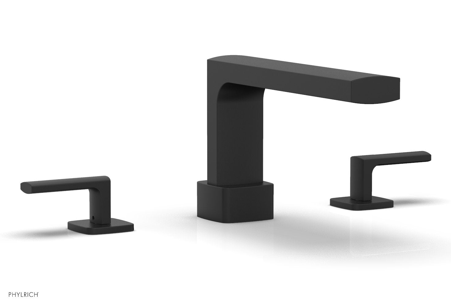 6-3/8" - Satin Nickel - RADI Deck Tub Set - Lever Handles 181-41 by Phylrich - New York Hardware