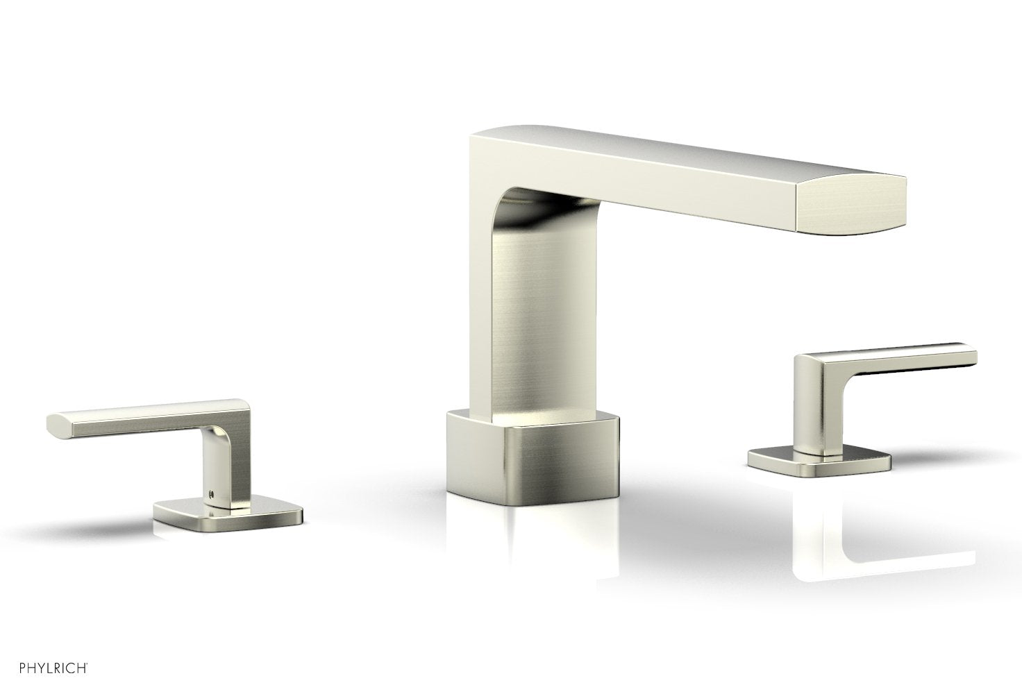 6-3/8" - Polished Brass - RADI Deck Tub Set - Lever Handles 181-41 by Phylrich - New York Hardware