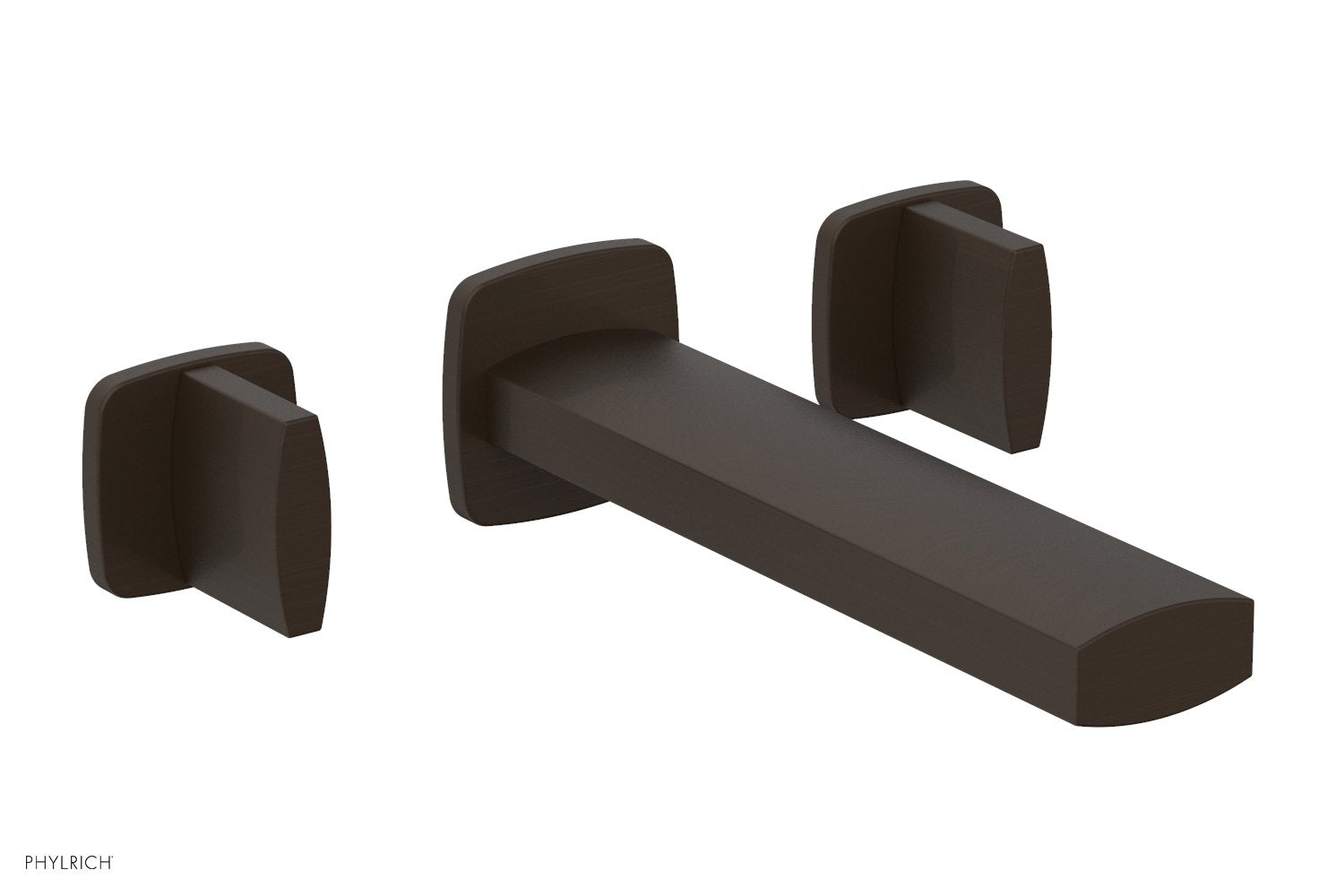 1-1/8" - Antique Bronze - RADI Wall Tub Set - Blade Handles 181-56 by Phylrich - New York Hardware