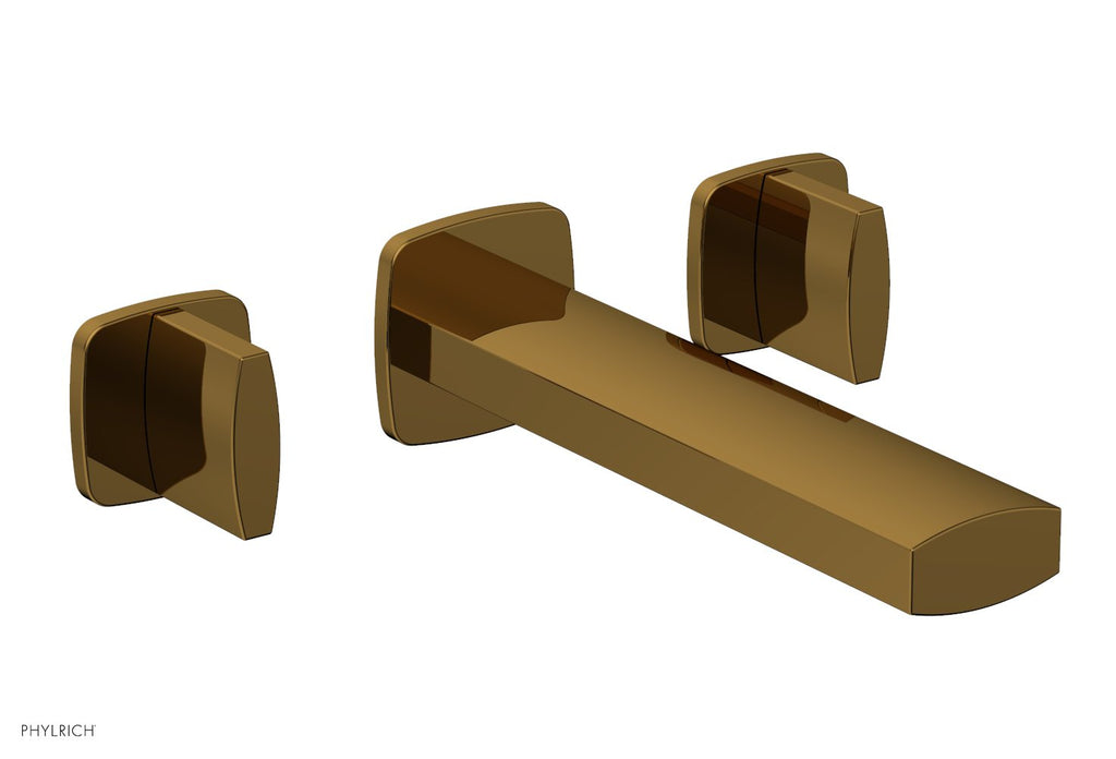 1-1/8" - Polished Gold - RADI Wall Tub Set - Blade Handles 181-56 by Phylrich - New York Hardware