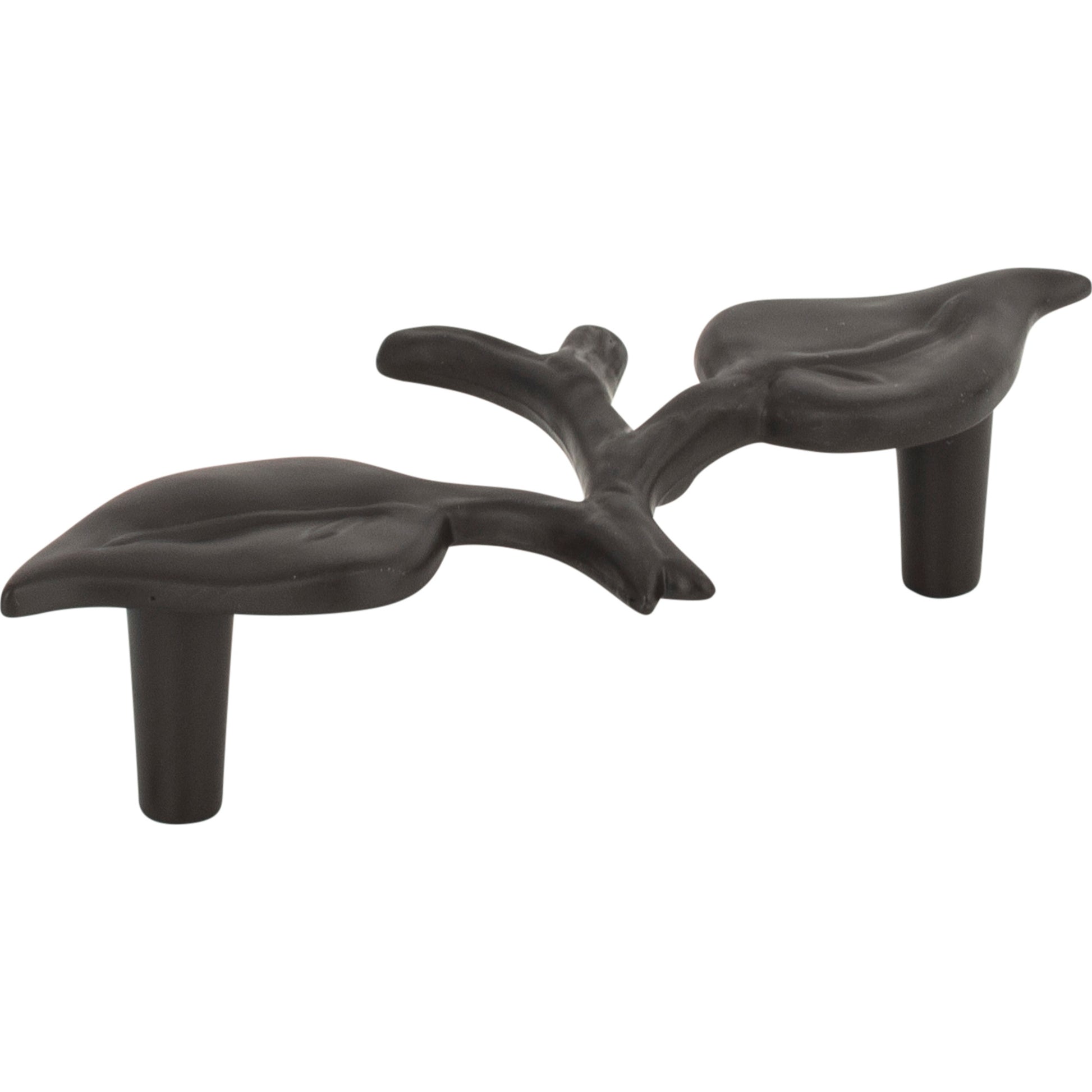 California Leaf Pull by Atlas 3" / Aged Bronze