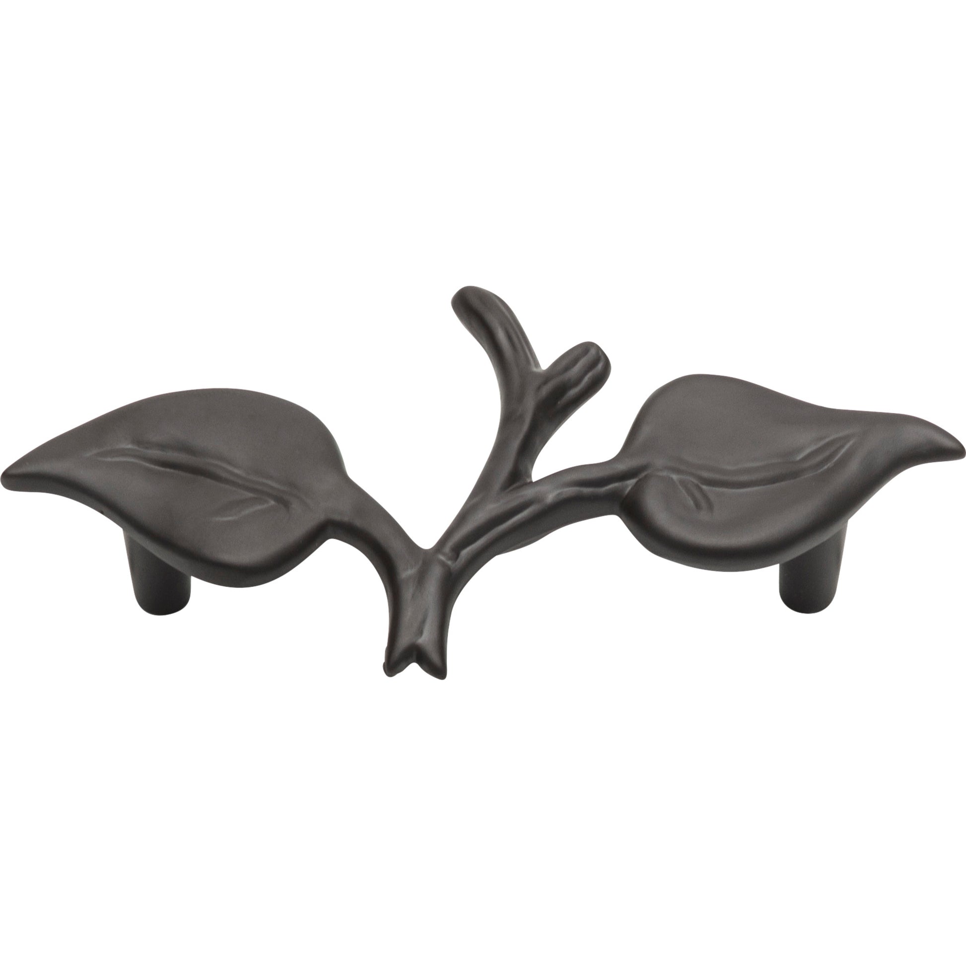 California Leaf Pull by Atlas 3" / Aged Bronze