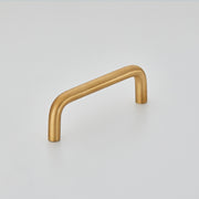 Croft D Cabinet Handle 100mm / Smoked Brass
