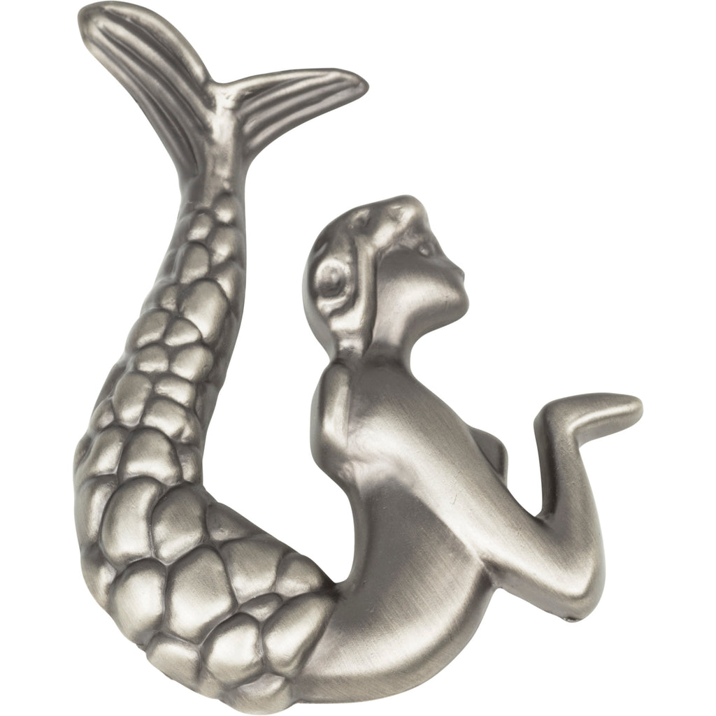 Mermaid Knob Left by Atlas Pewter