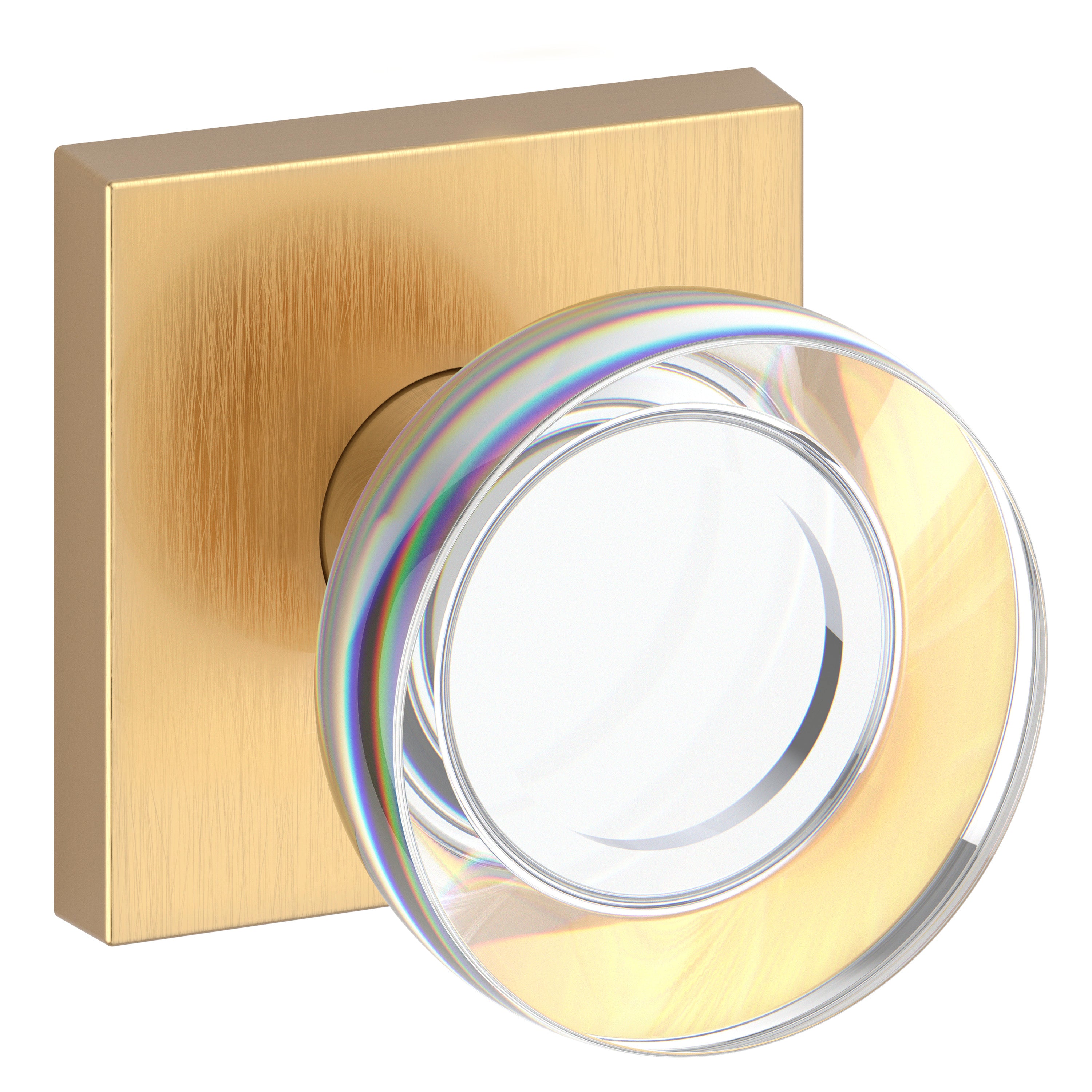 Baldwin Reserve Contemporary Crystal Full Dummy Knob Set