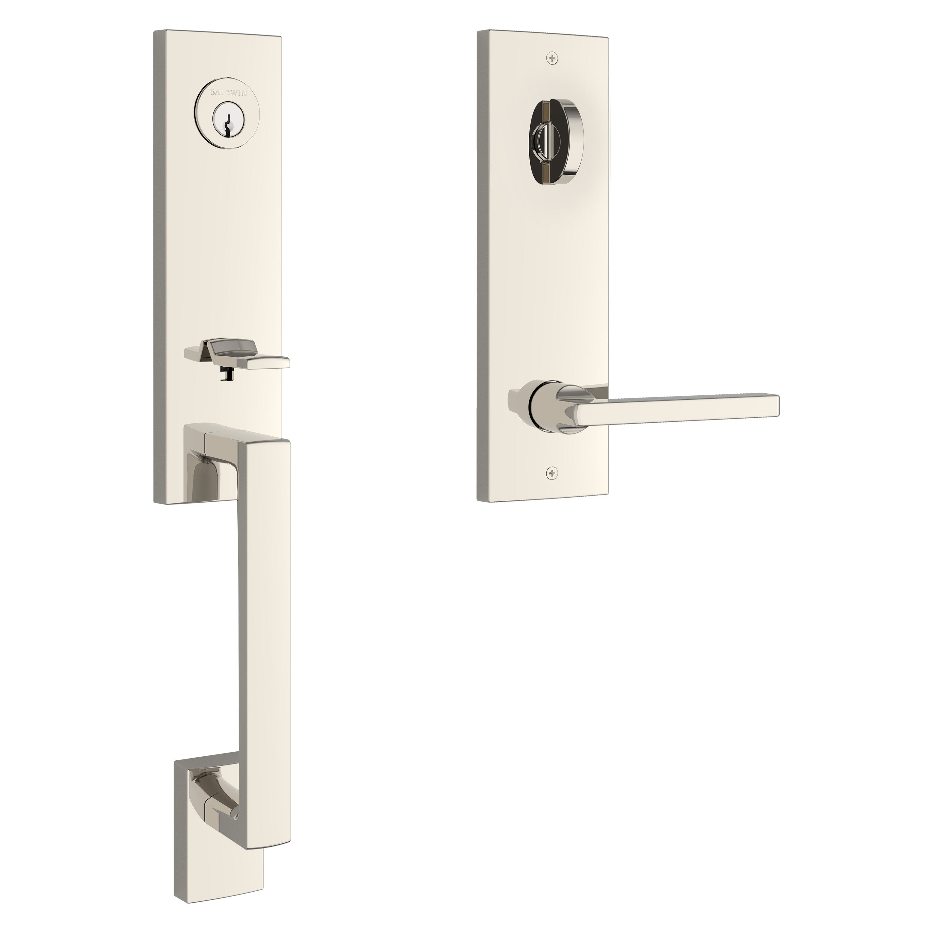 Baldwin Reserve Seattle Handleset With Square Lever