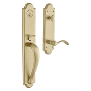 Baldwin Boulder Full Single Cylinder Handleset with 5452V Beavertail Lever