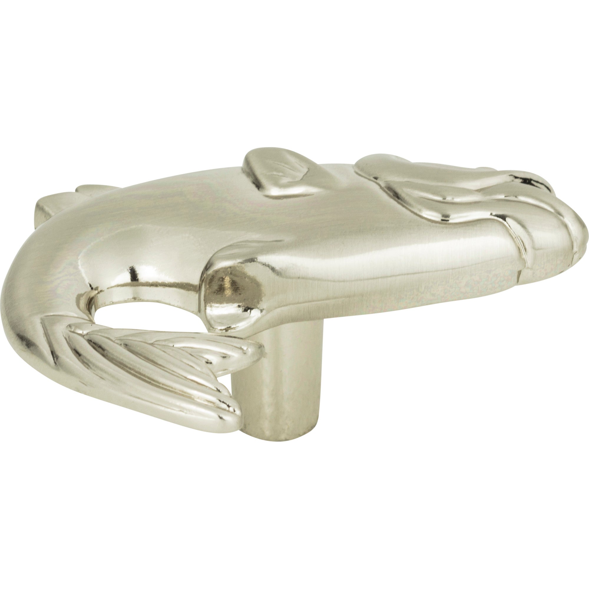 Fish Knob by Atlas Brushed Nickel