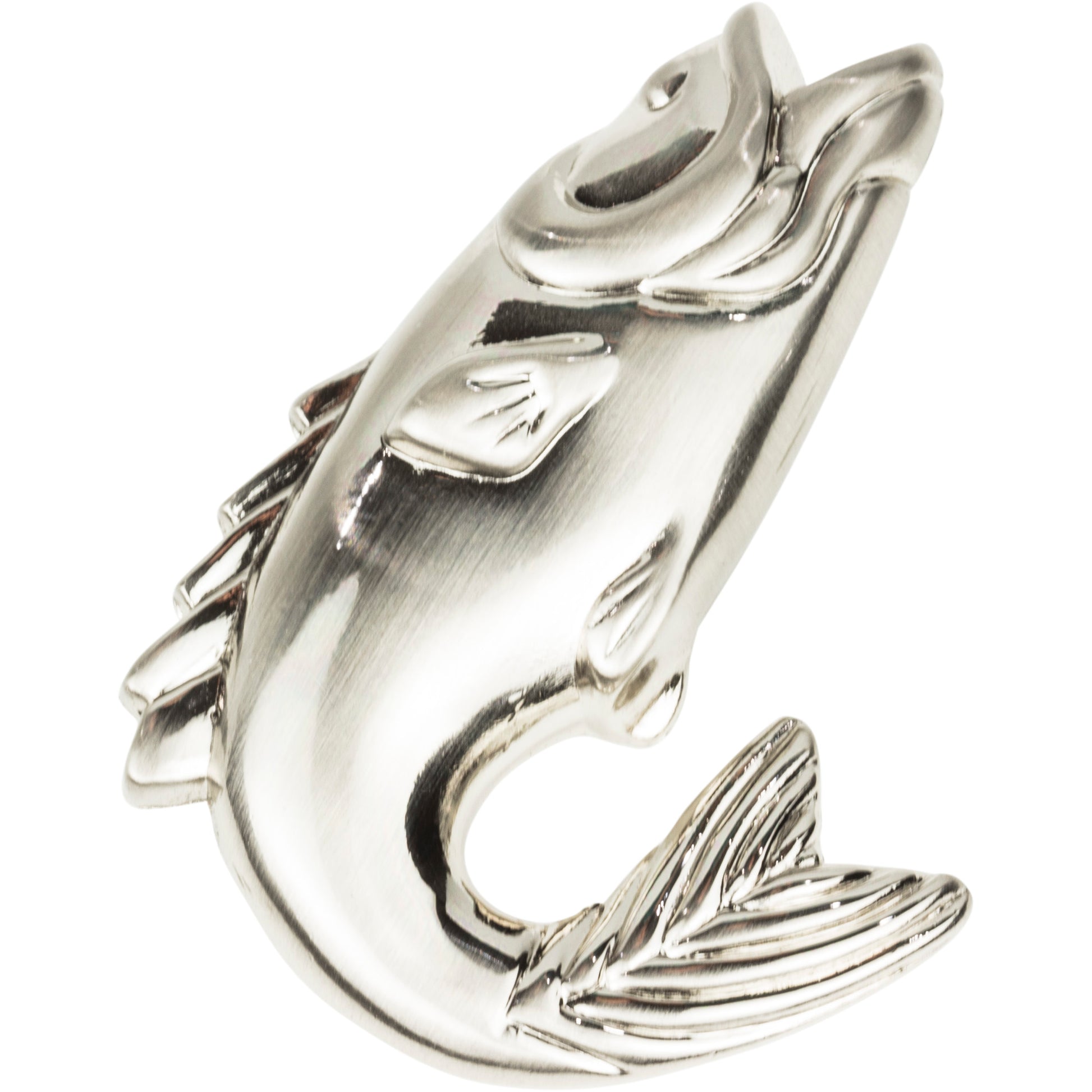 Fish Knob by Atlas Brushed Nickel