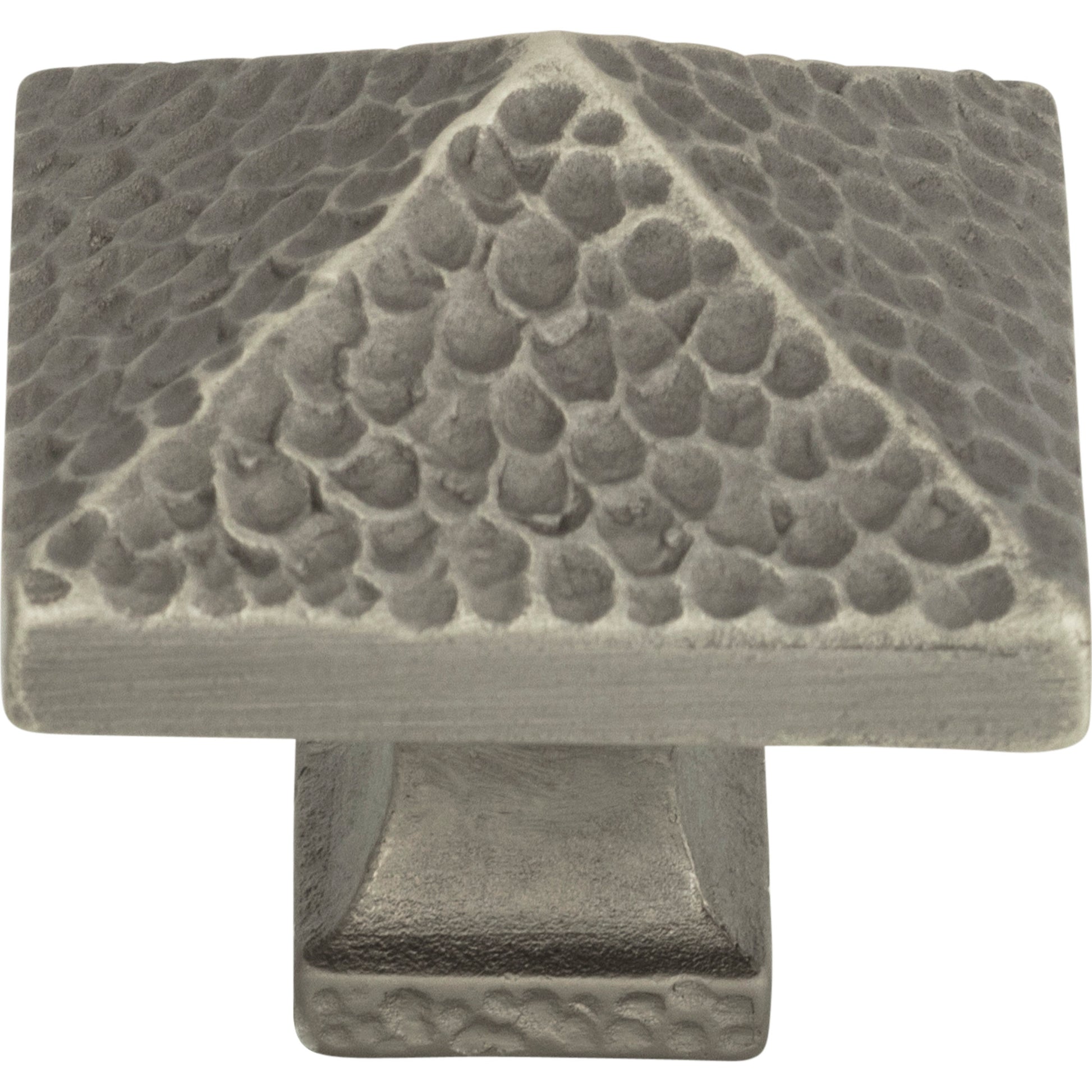 Craftsman Square Knob by Atlas Pewter