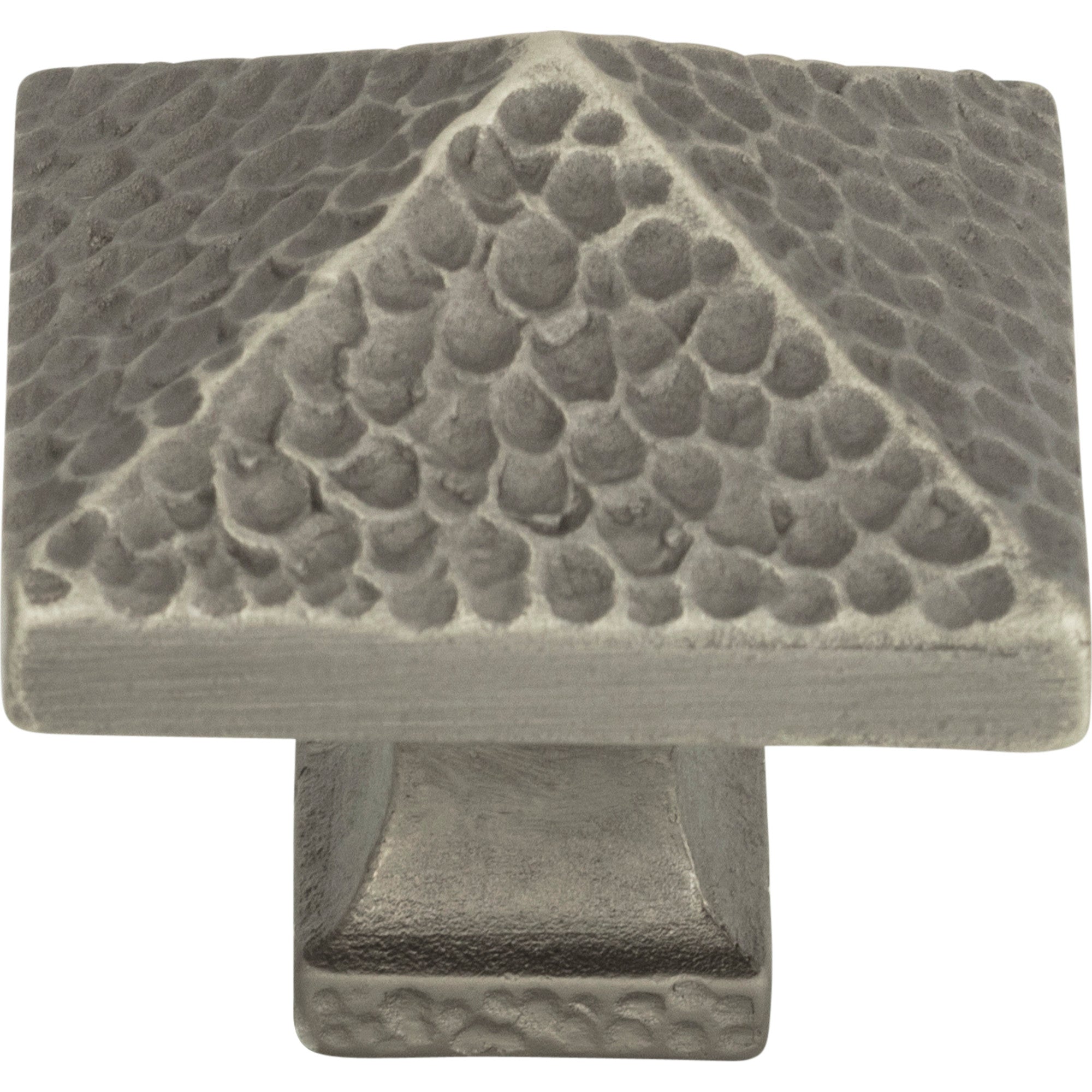 Craftsman Square Knob by Atlas Pewter