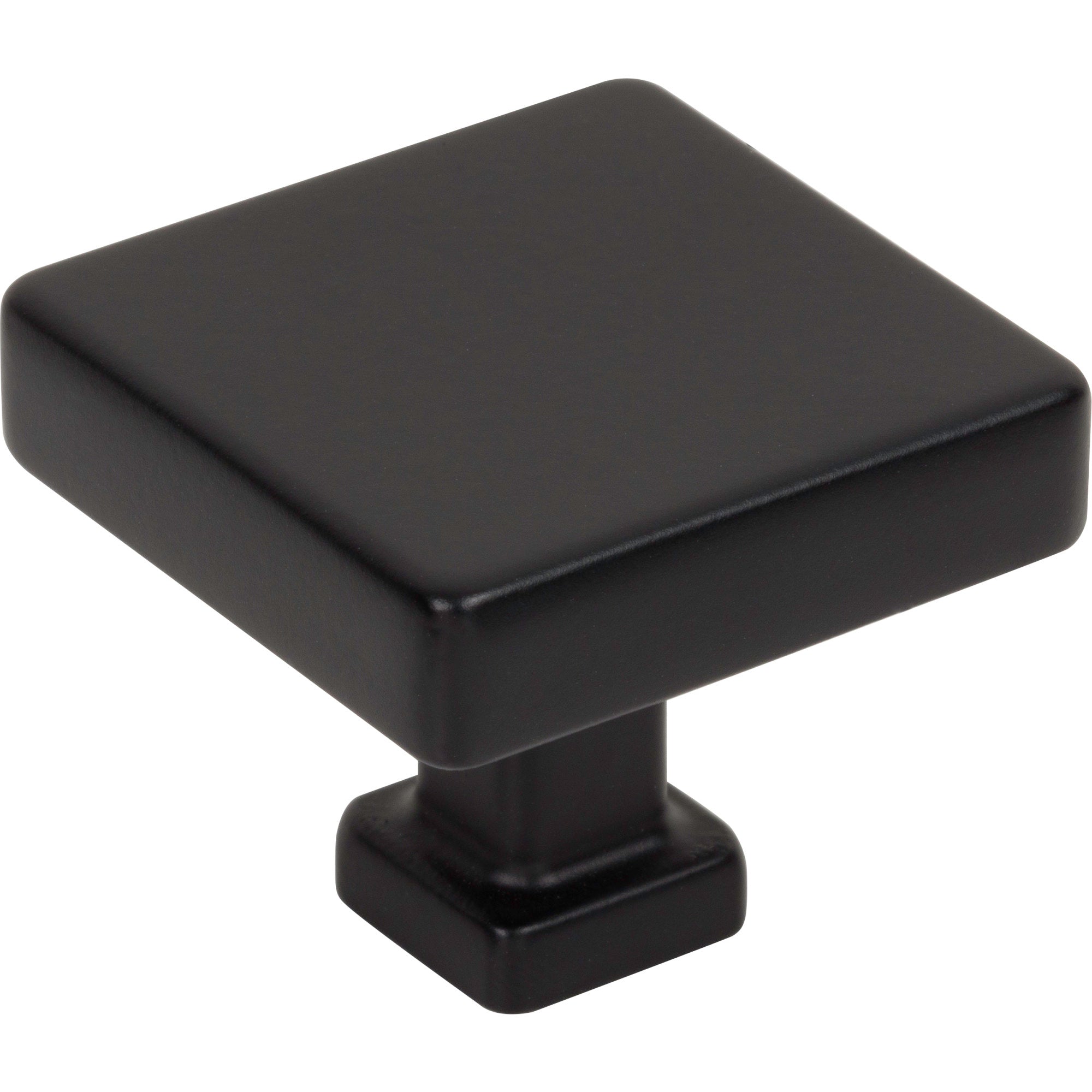 Jeffrey Alexander Nash Square Cabinet Knob Matte Black / 1-3/8"