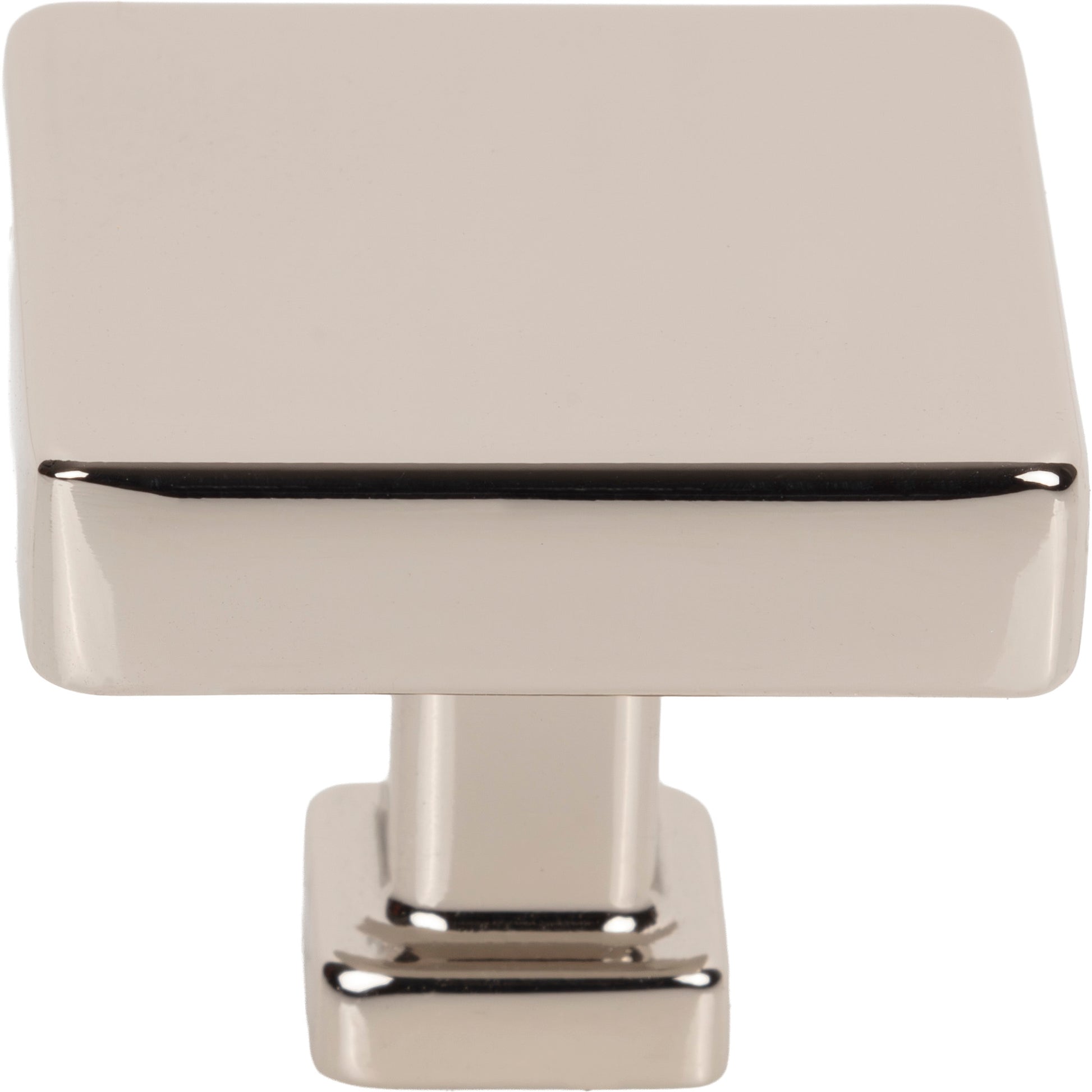 Jeffrey Alexander Nash Square Cabinet Knob Polished Nickel / 1-3/8"