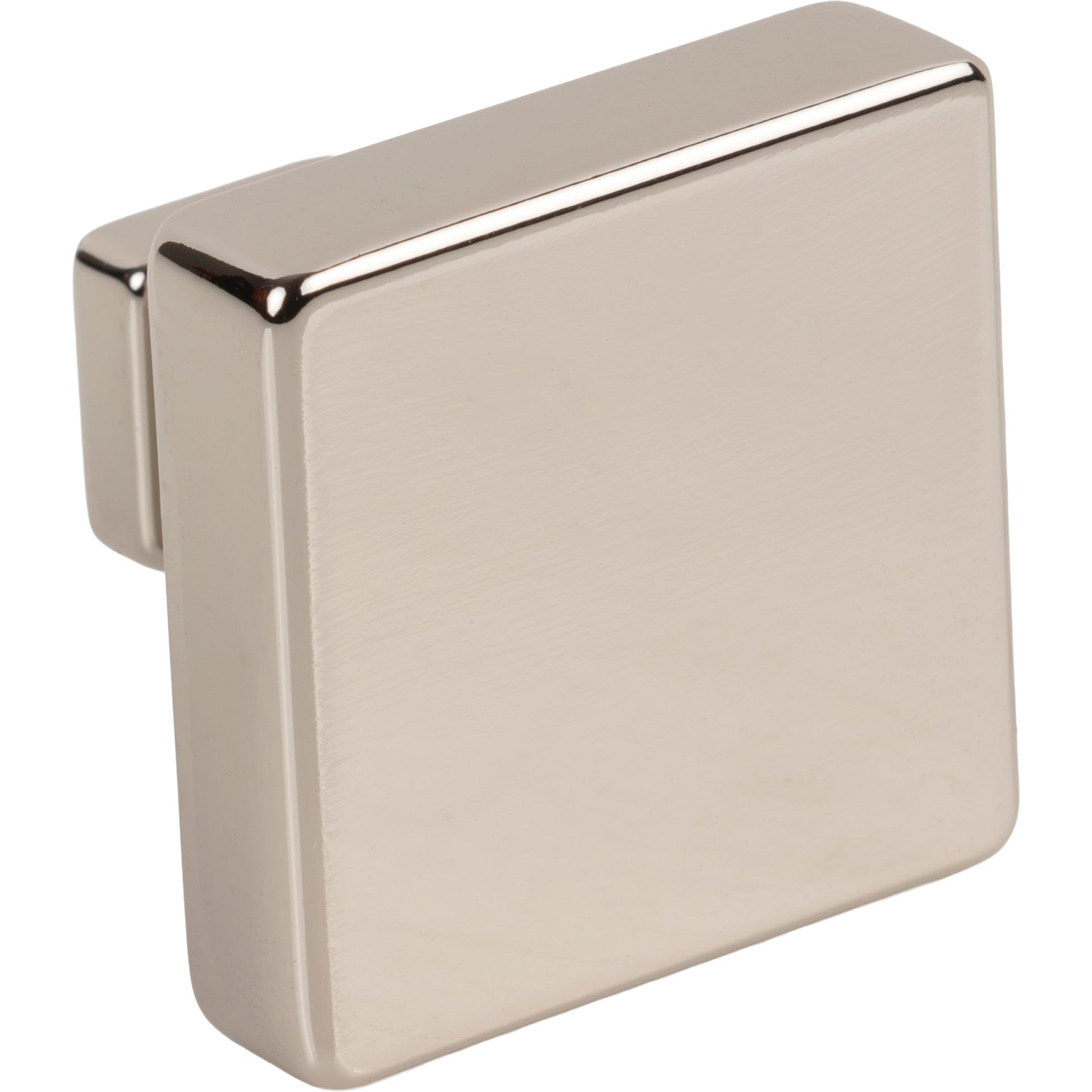 Jeffrey Alexander Nash Square Cabinet Knob Polished Nickel / 1-3/8"