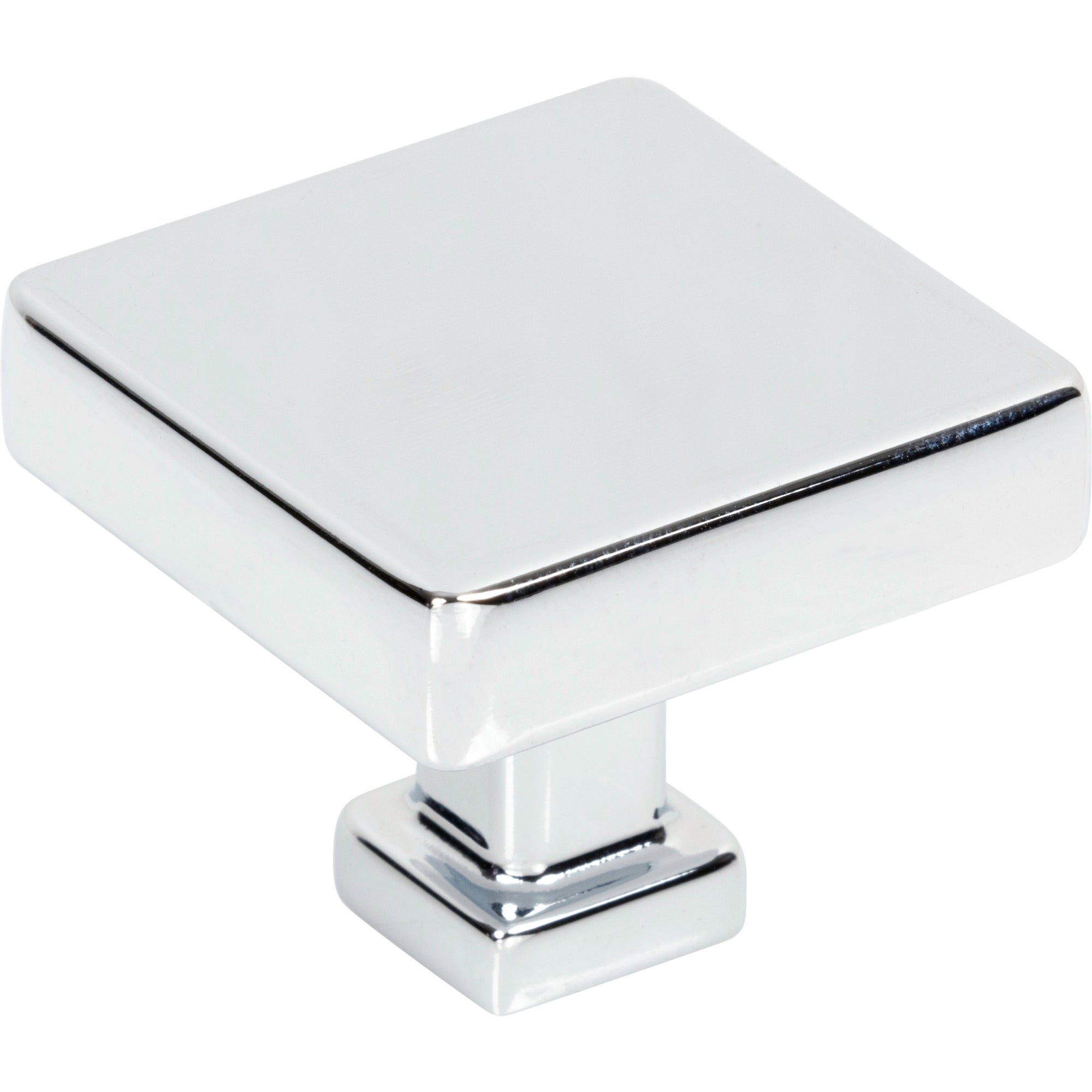 Jeffrey Alexander Nash Square Cabinet Knob Polished Chrome / 1-3/8"