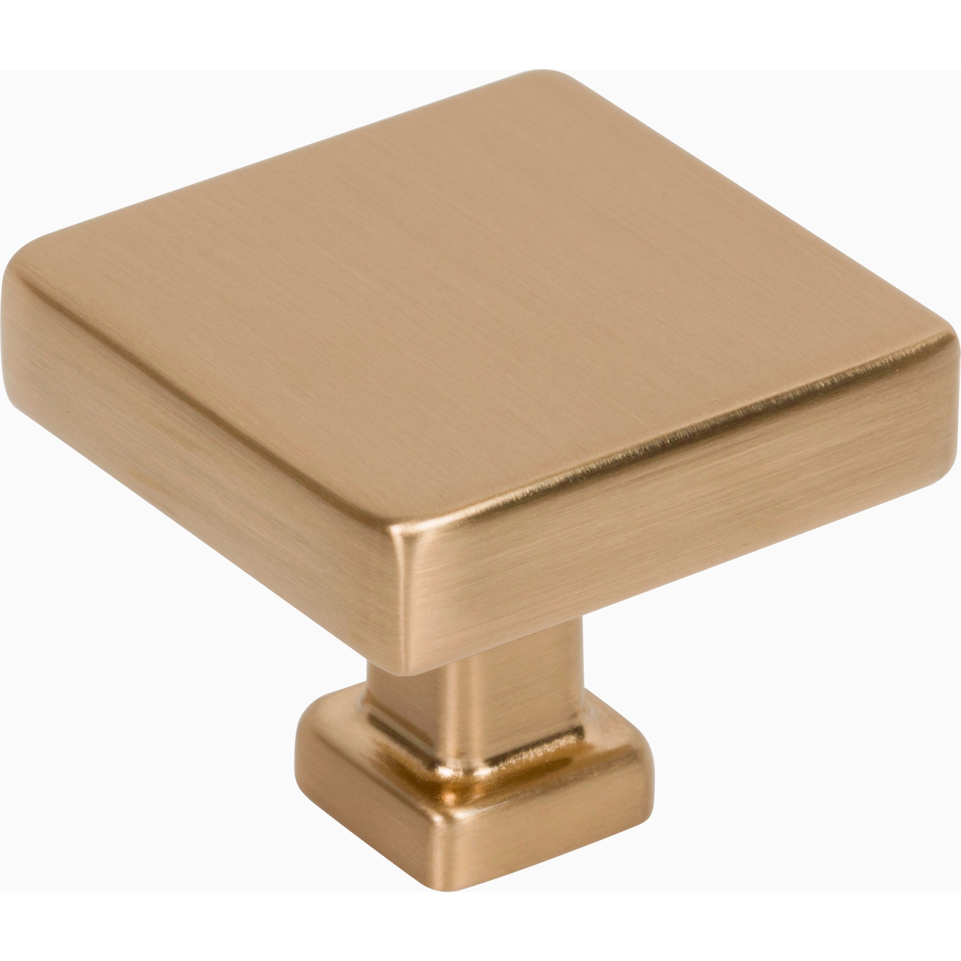 Jeffrey Alexander Nash Square Cabinet Knob Satin Bronze / 1-3/8"