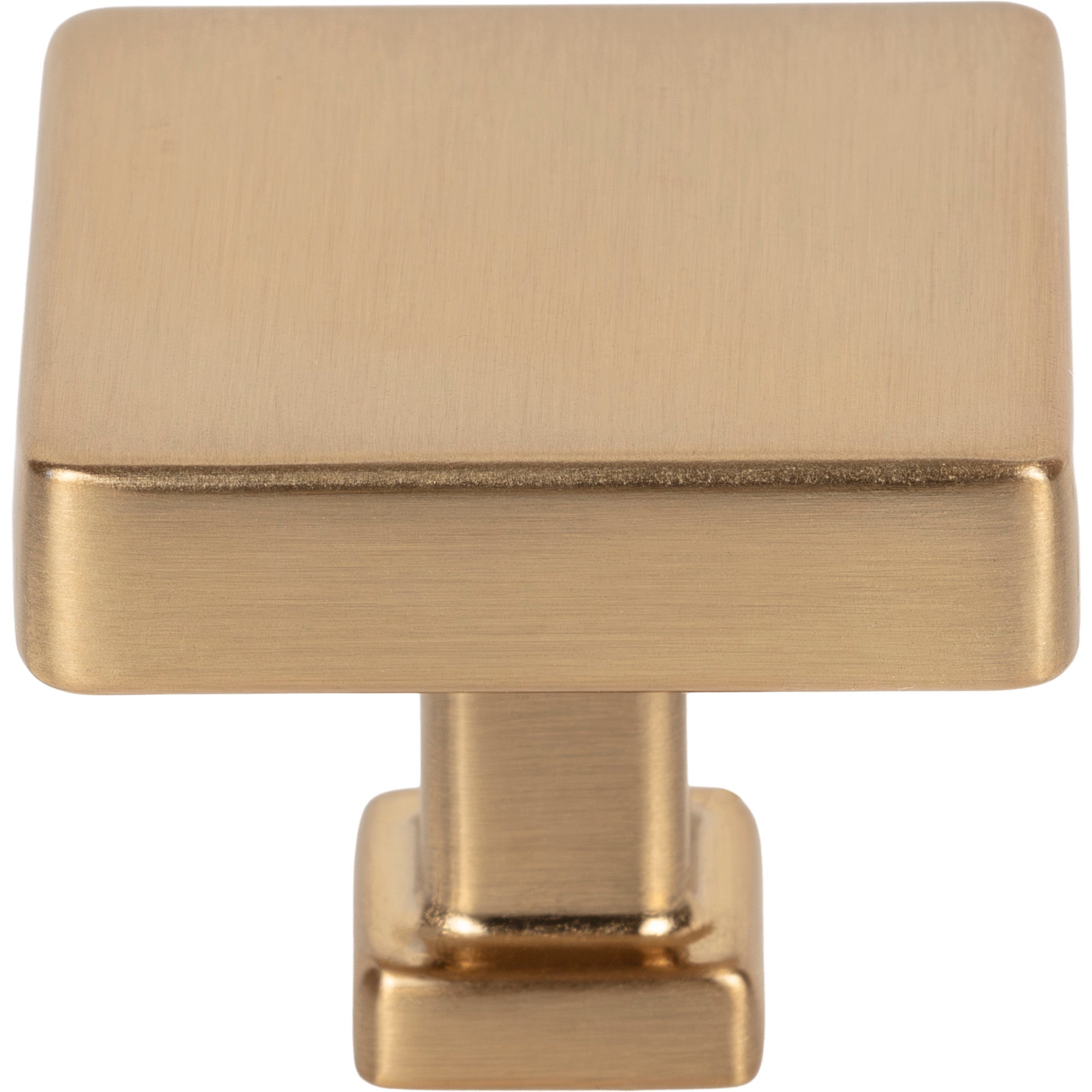 Jeffrey Alexander Nash Square Cabinet Knob Satin Bronze / 1-3/8"