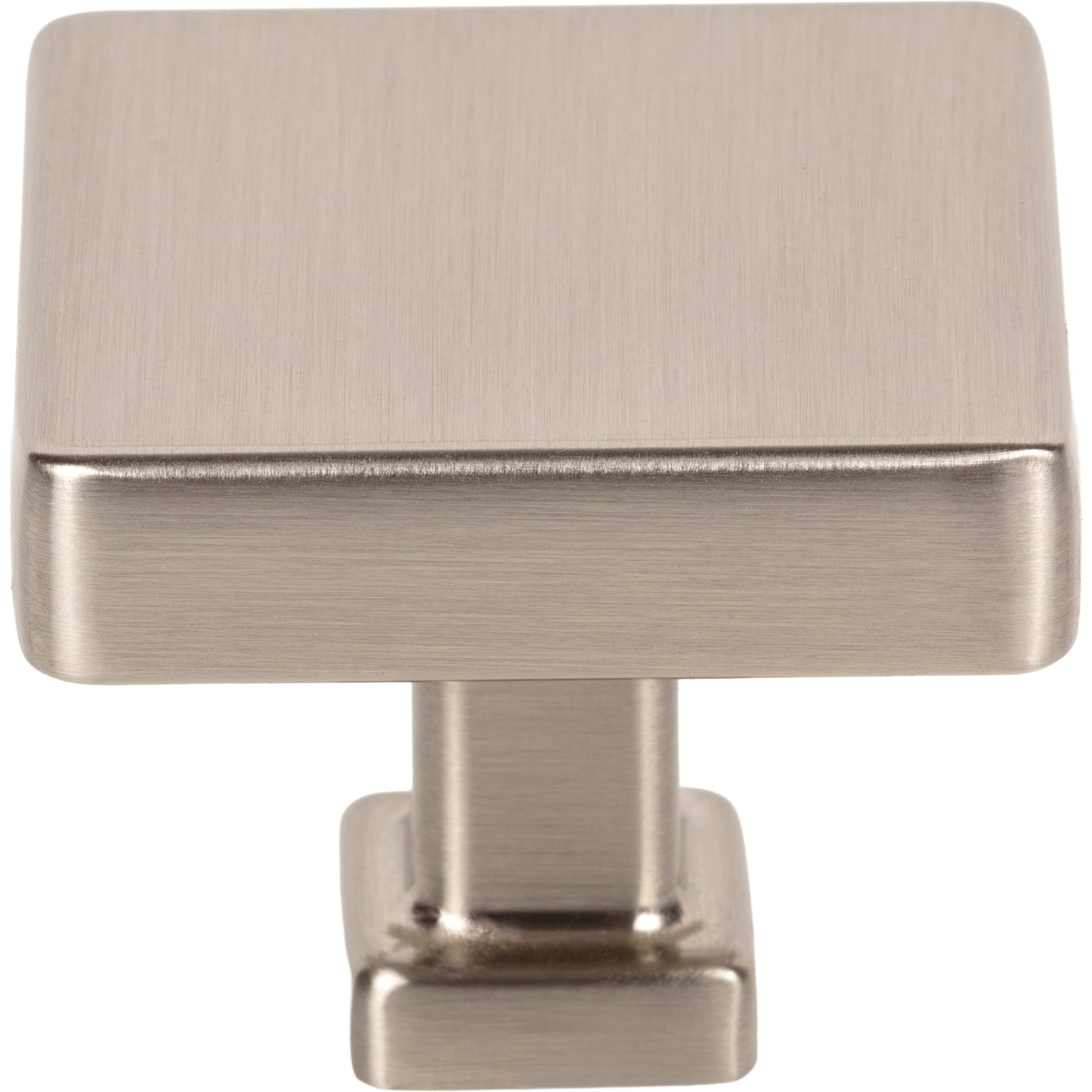 Jeffrey Alexander Nash Square Cabinet Knob Satin Nickel / 1-3/8"