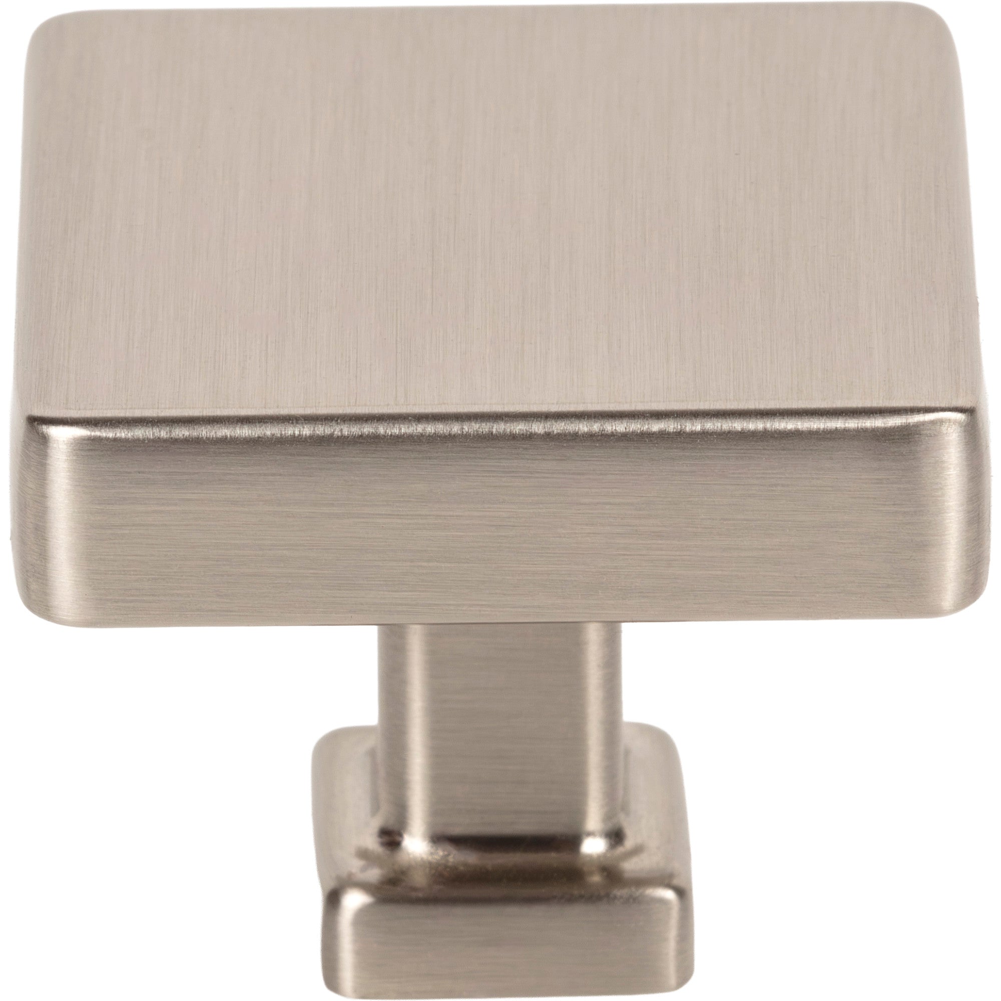 Jeffrey Alexander Nash Square Cabinet Knob Satin Nickel / 1-3/8"