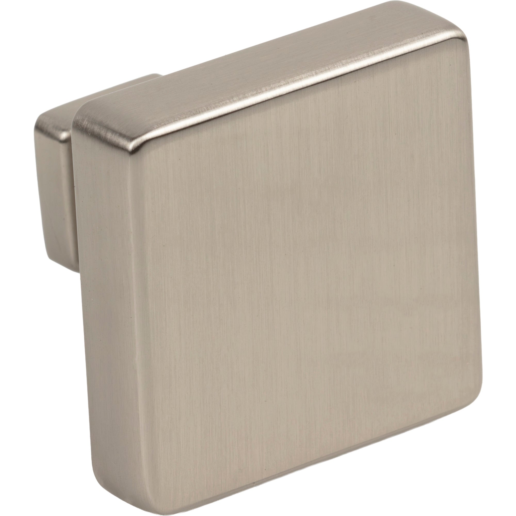 Jeffrey Alexander Nash Square Cabinet Knob Satin Nickel / 1-3/8"