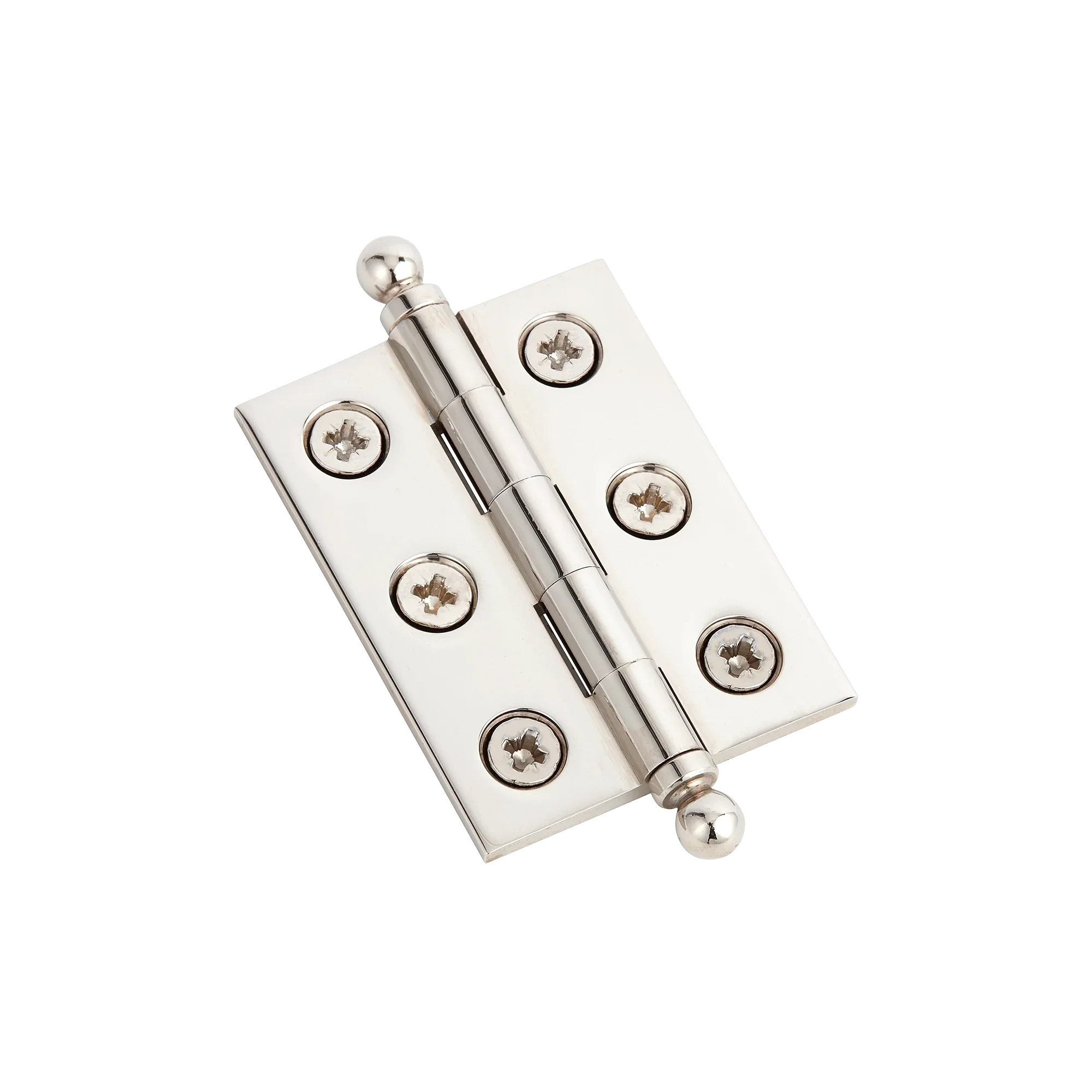Armac Martin 2300 (Pair of) Brass Hinge With Ball Finials and Pozi Screws