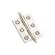 Armac Martin 2300 (Pair of) Brass Hinge With Ball Finials and Slotted Screws