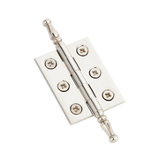 Armac Martin 2300 (Pair of) Brass Hinge With Steeple Finials and Pozi Screws