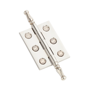 Armac Martin 2300 (Pair of) Brass Hinge With Steeple Finials and Slotted Screws