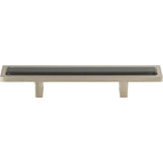 Atlas Spa Black Pull Brushed Nickel / 3"