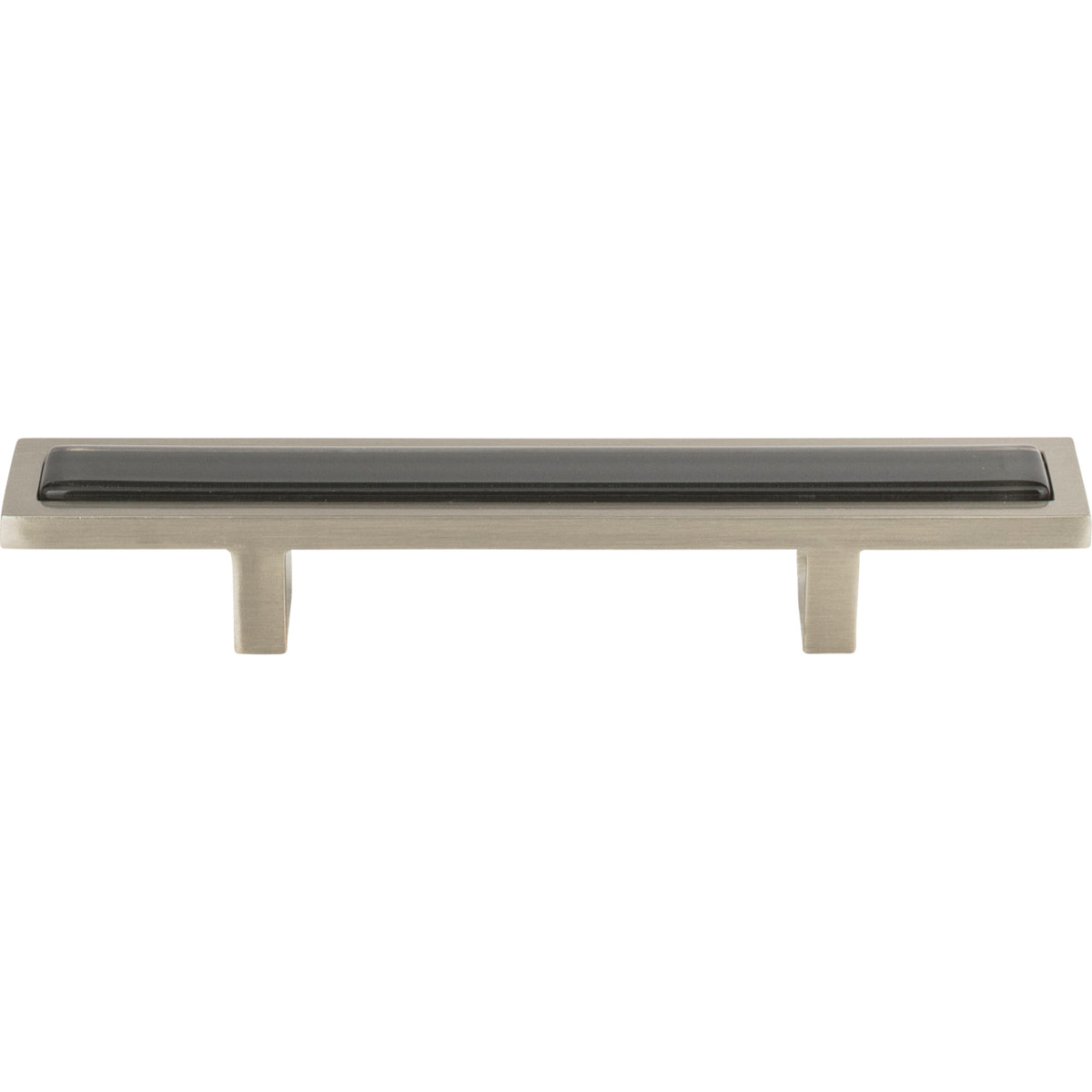 Atlas Spa Black Pull Brushed Nickel / 3"