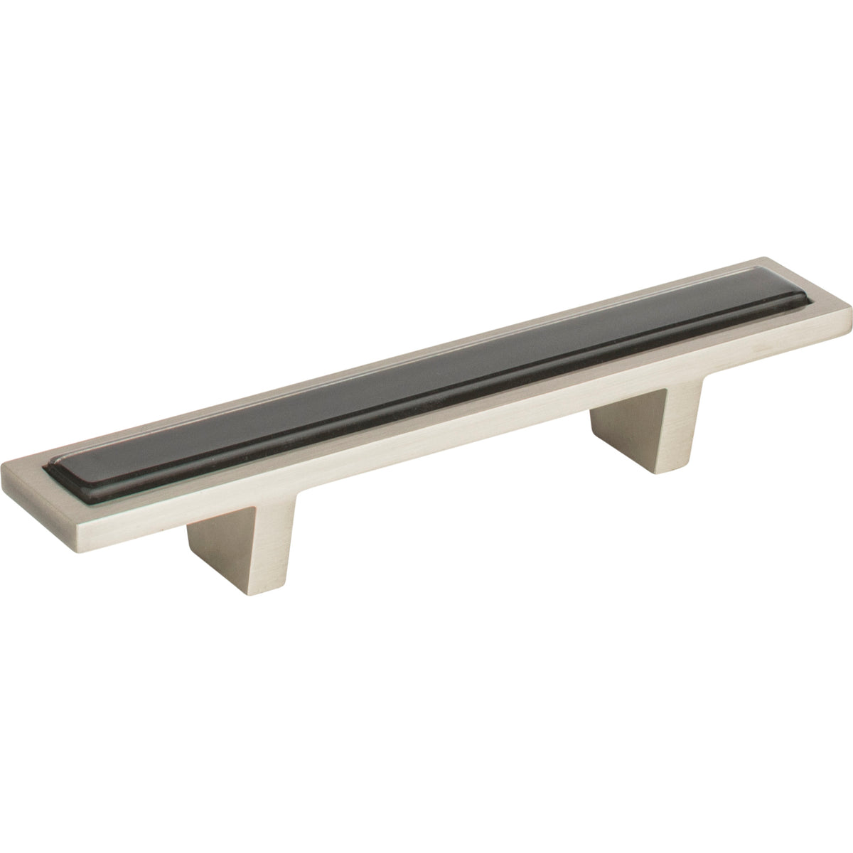 Atlas Spa Black Pull Brushed Nickel / 3"