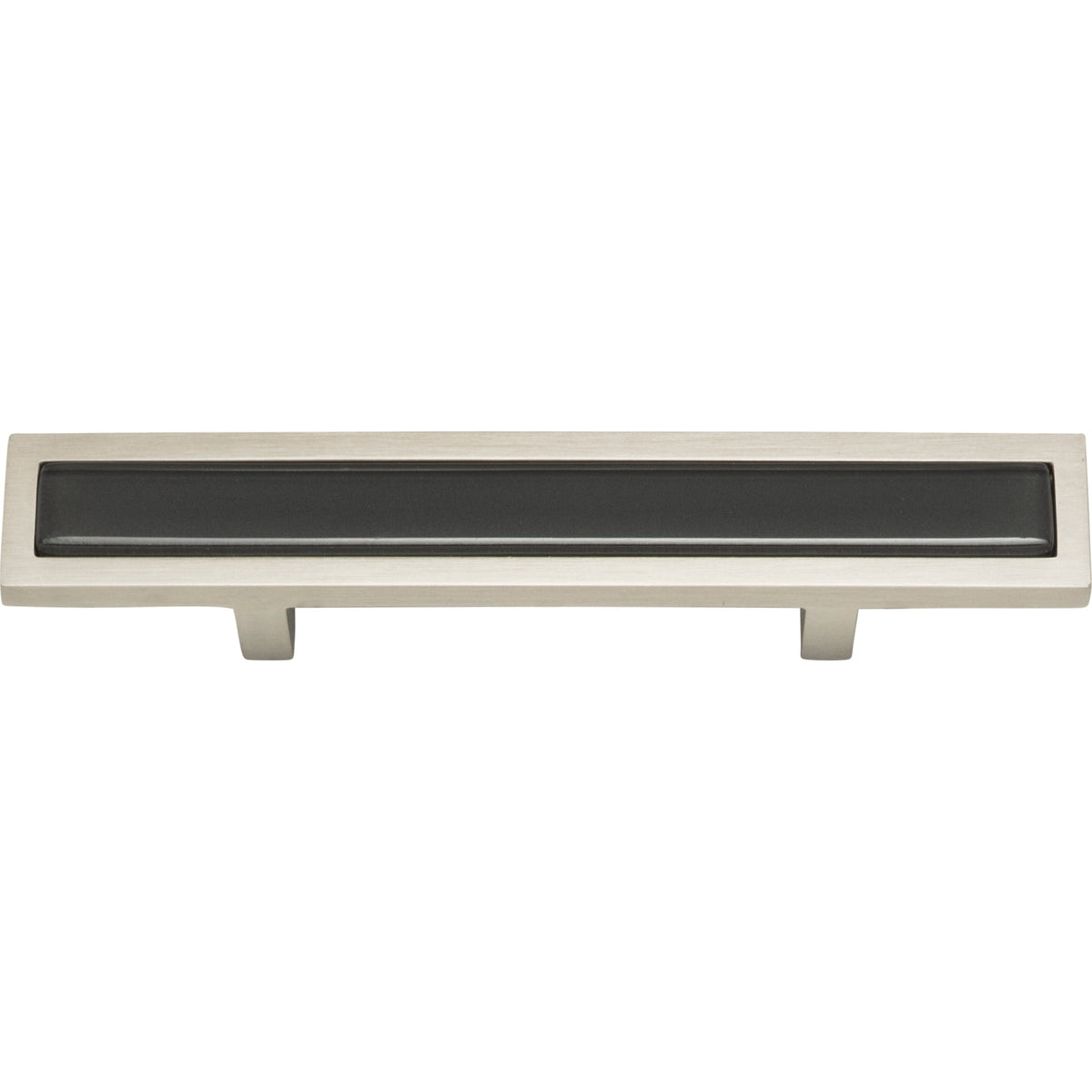 Atlas Spa Black Pull Brushed Nickel / 3"