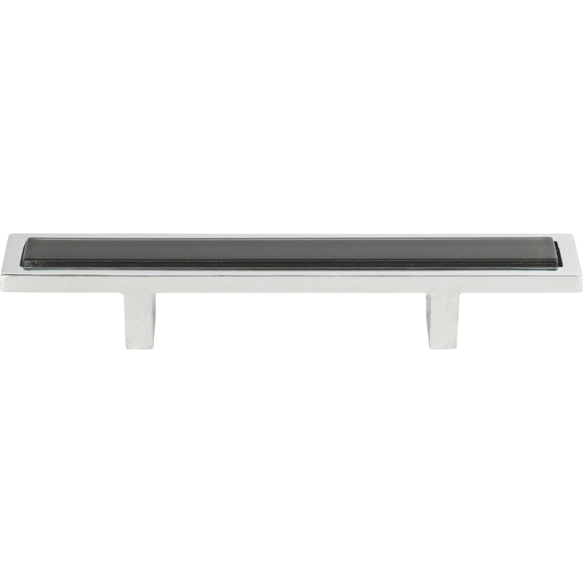Atlas Spa Black Pull Polished Chrome / 3"