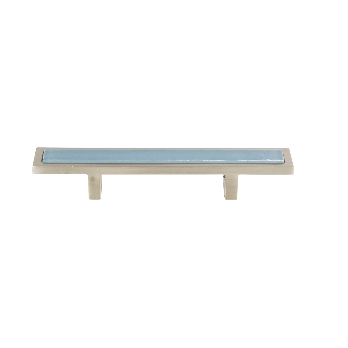Atlas Spa Blue Pull Brushed Nickel / 3"