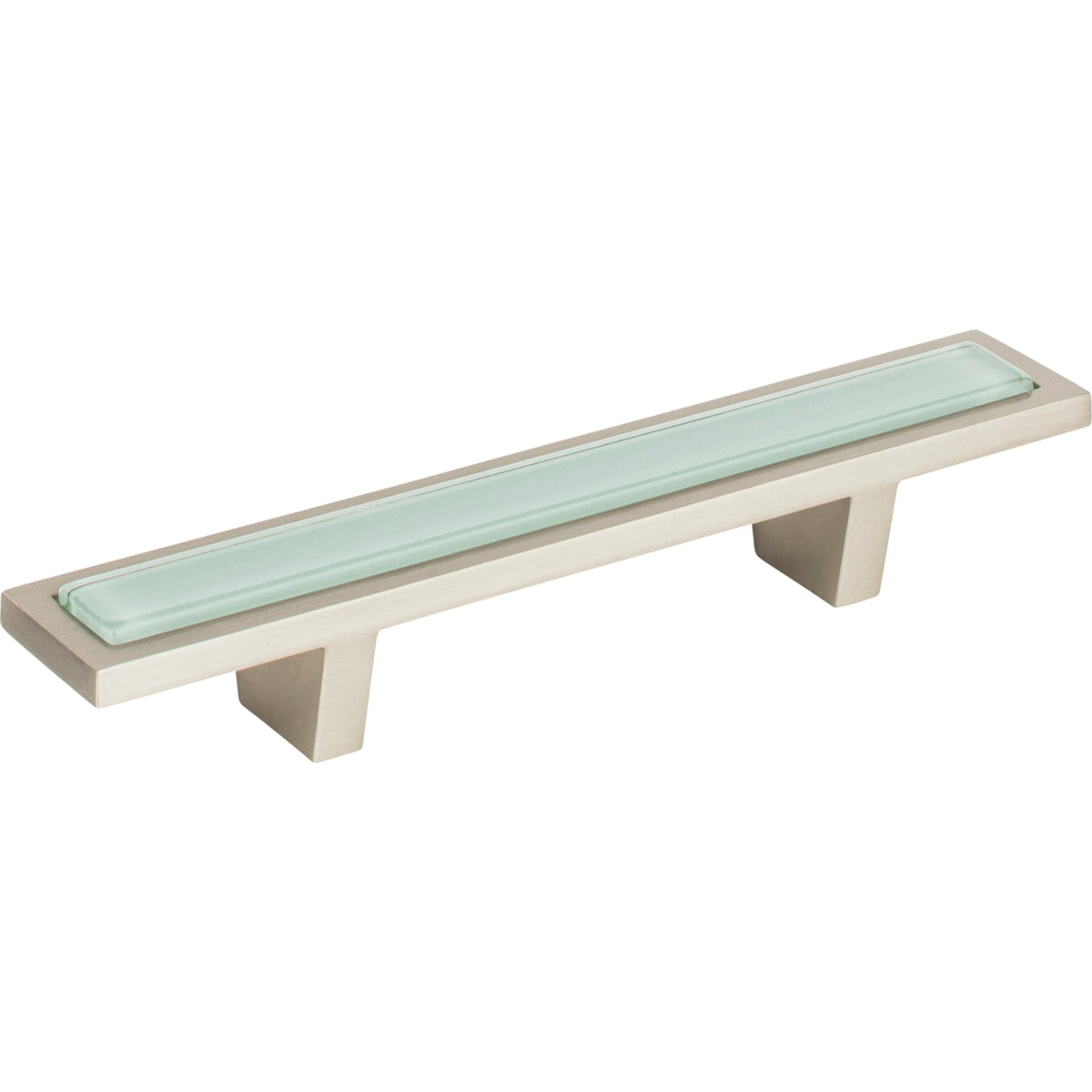 Atlas Spa Green Pull Brushed Nickel / 3"